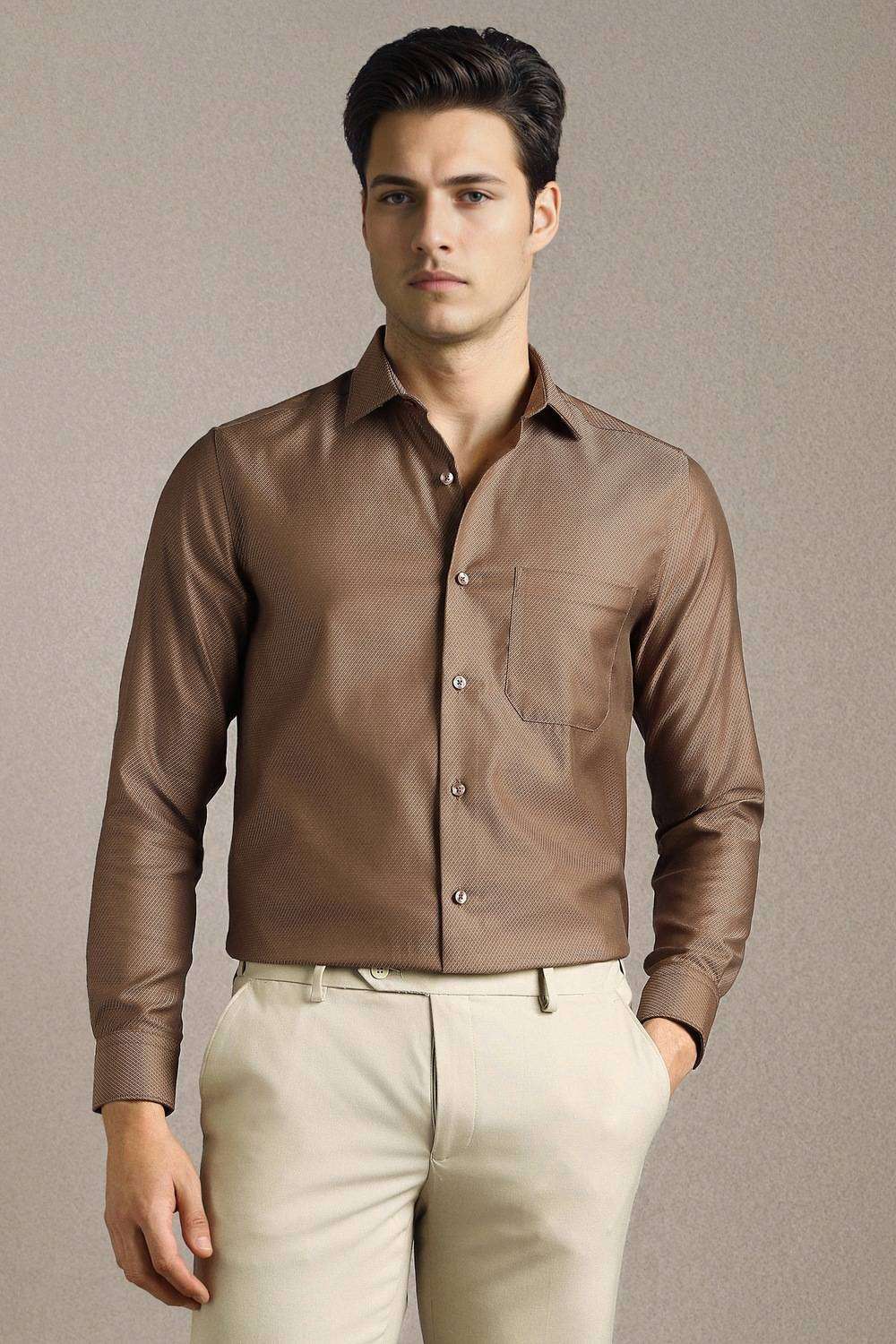 Textured-Cotton-Regular-Fit-Men-s-Shirt