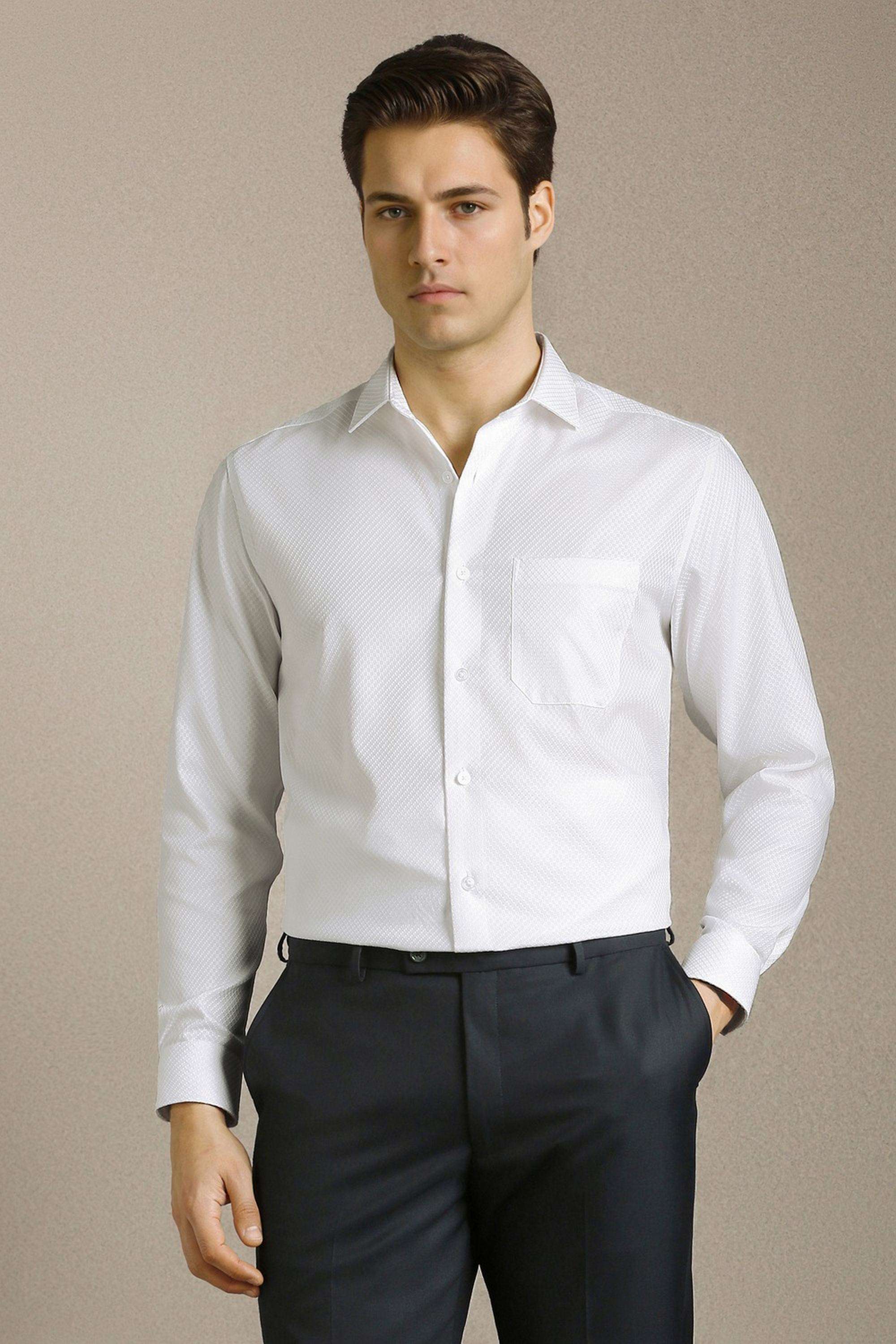 Textured-Cotton-Regular-Fit-Men-s-Formal-Wear-Shirt