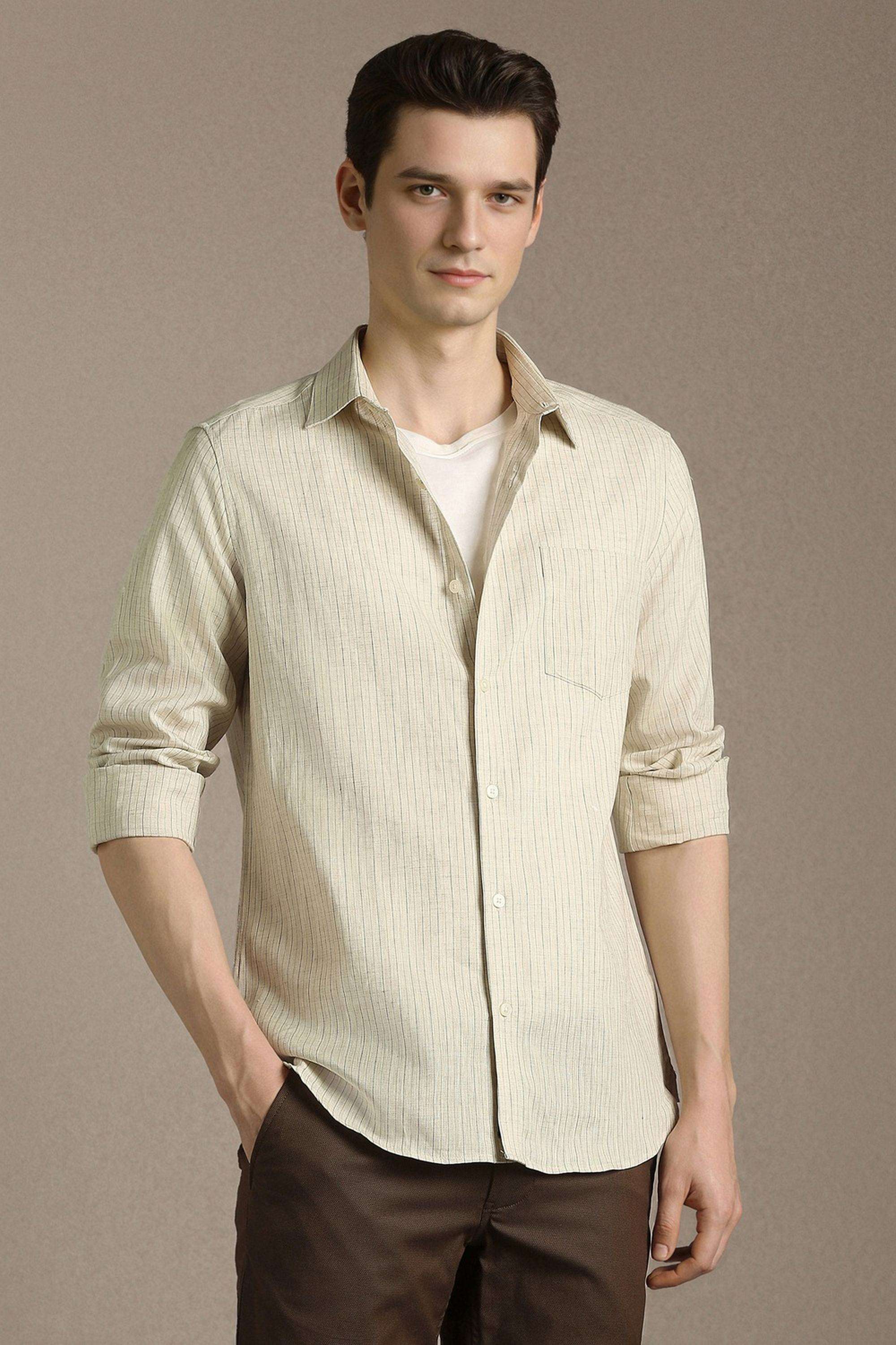 Stripes-Cotton-Linen-Blend-Regular-Fit-Men-s-Formal-Shirt