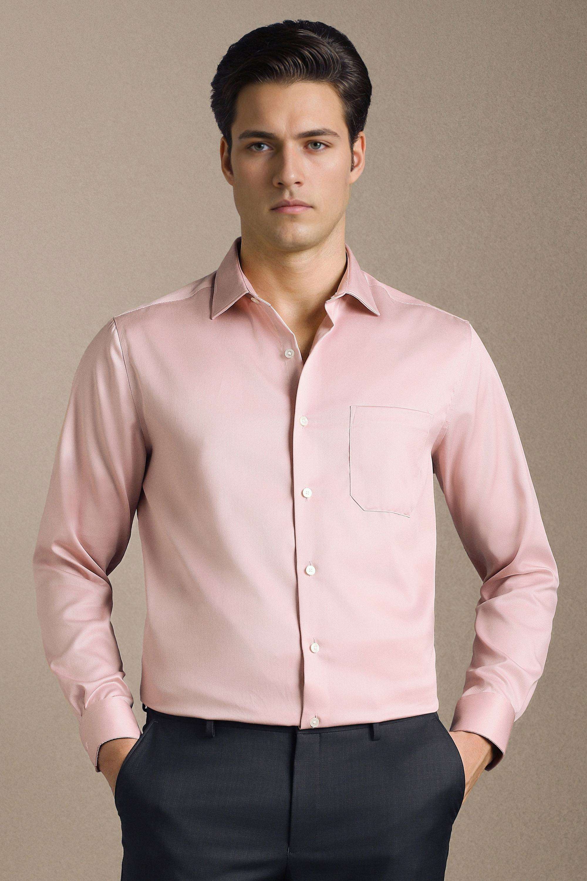 Solid-Cotton-Regular-Fit-Men-s-Formal-Wear-Shirt