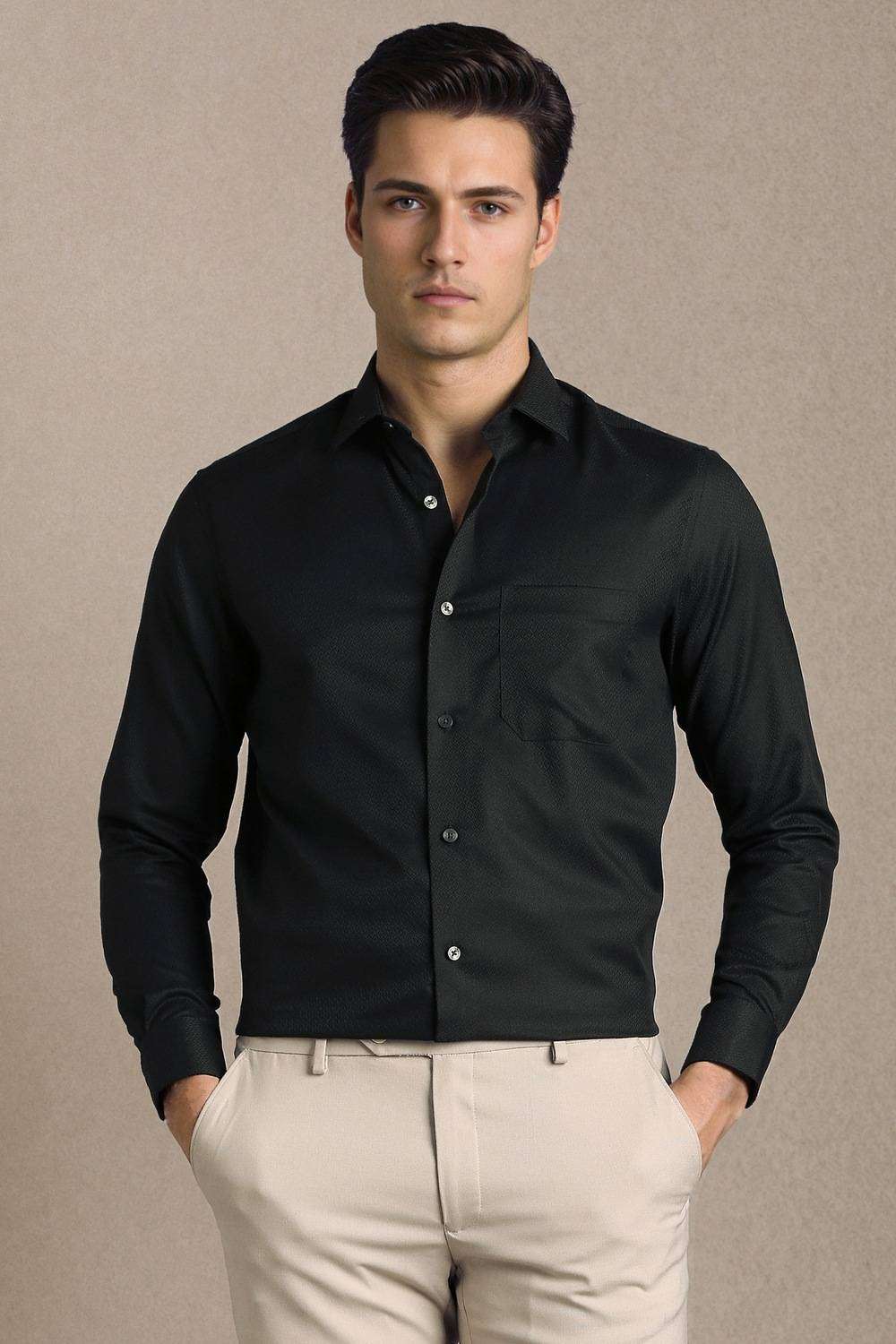 Textured-Cotton-Regular-Fit-Men-s-Shirt