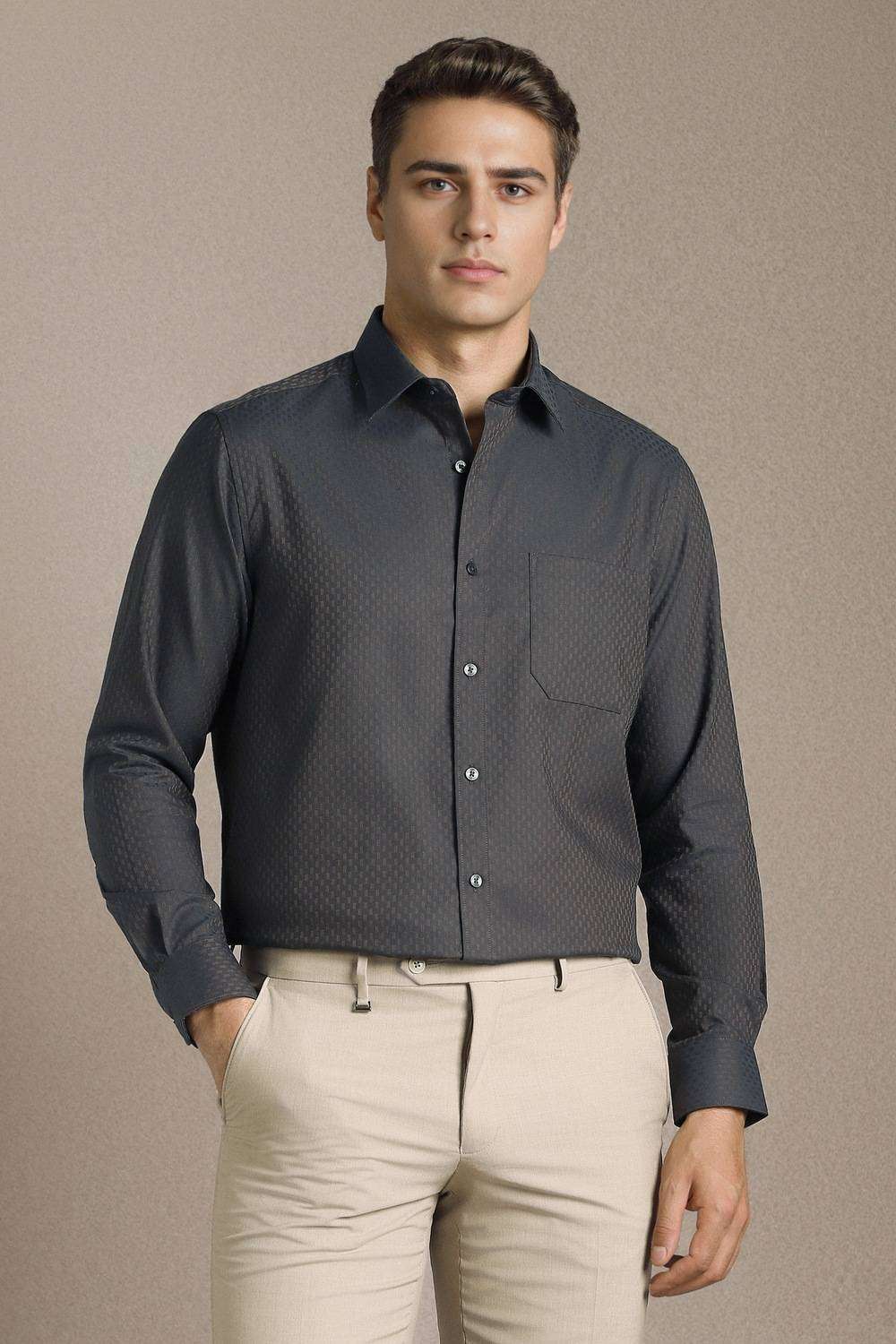 Textured-Cotton-Regular-Fit-Men-s-Shirt