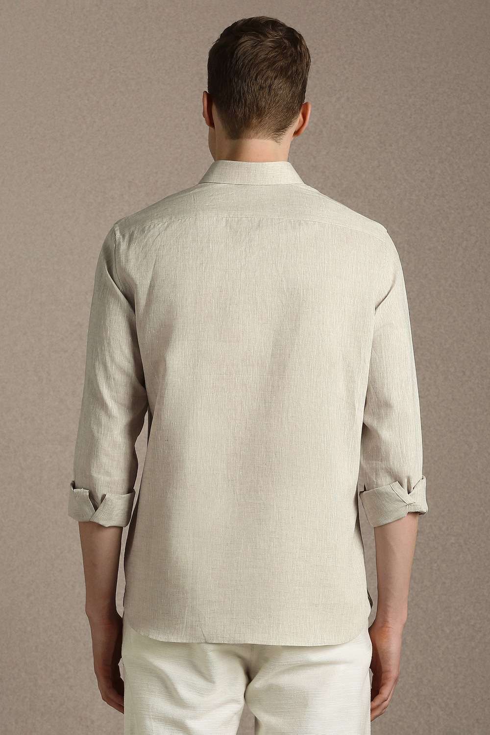 Solid-Cotton-Linen-Blend-Regular-Fit-Men-s-Shirt