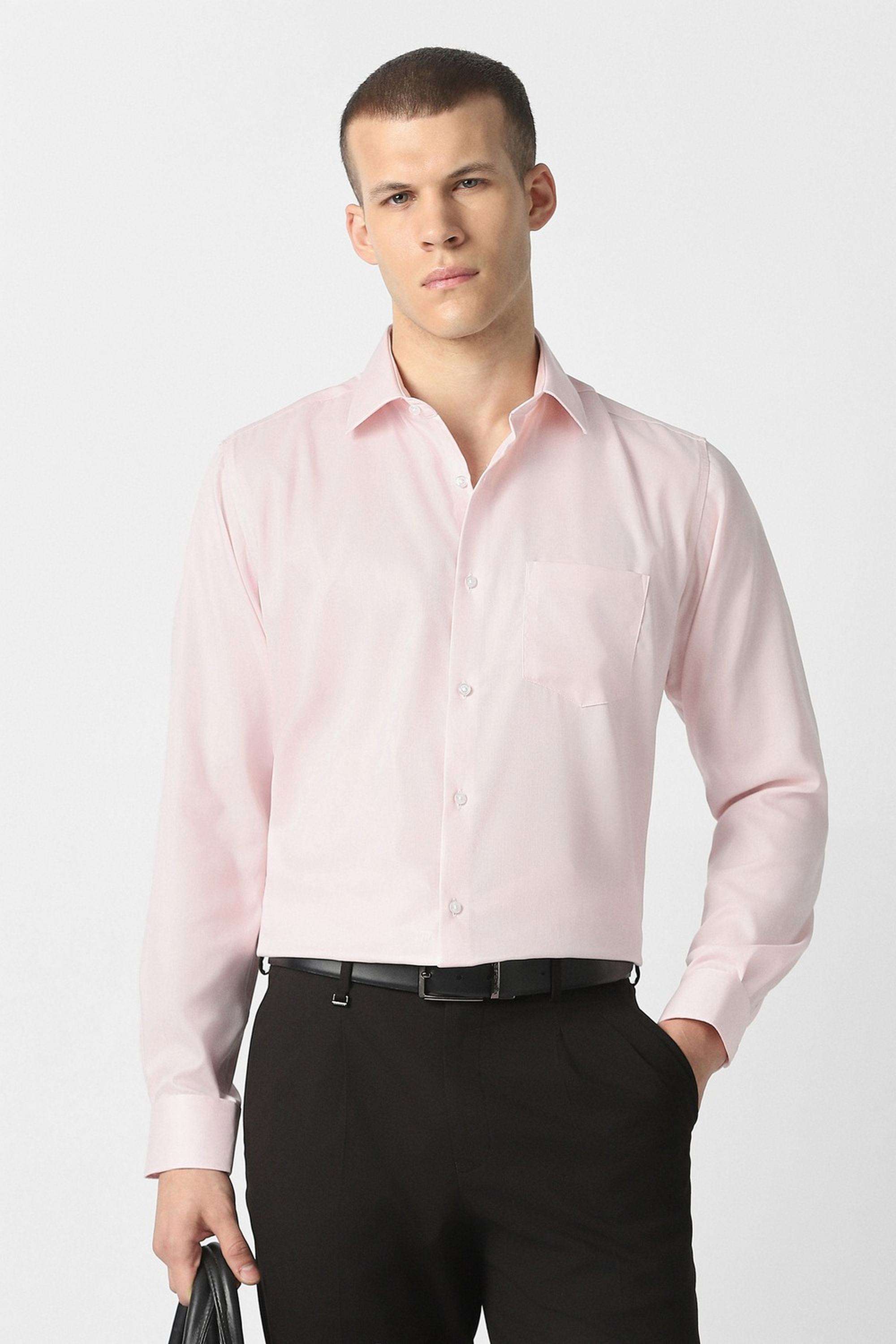 Textured-Cotton-Regular-Fit-Men-s-Formal-Wear-Shirt