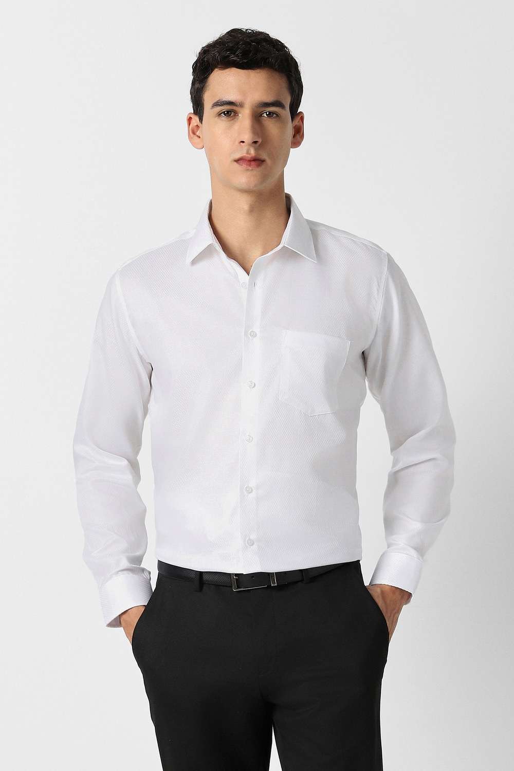 Textured-Cotton-Slim-Fit-Men-s-Shirt
