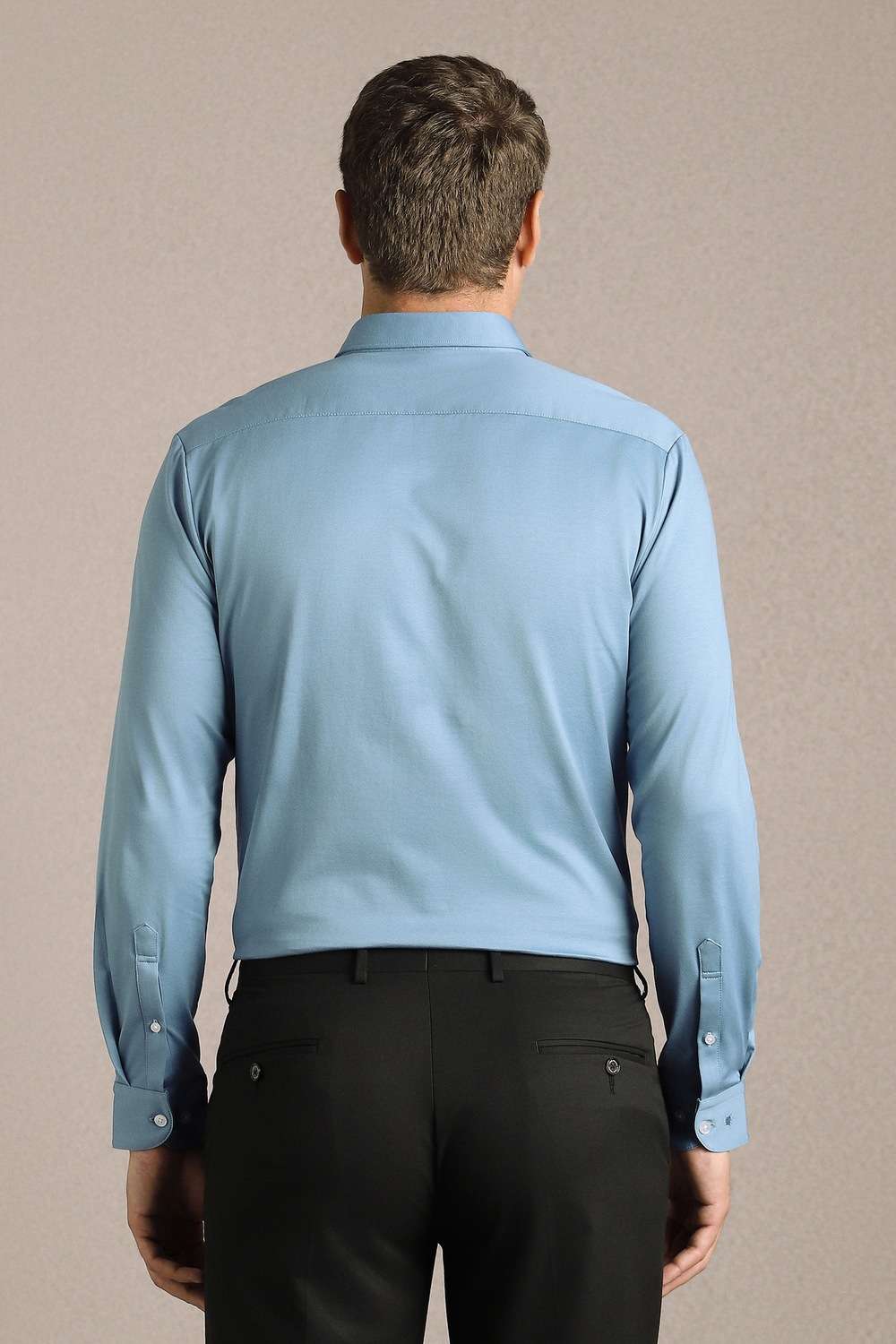 Solid-Cotton-Slim-Fit-Men-s-Shirt