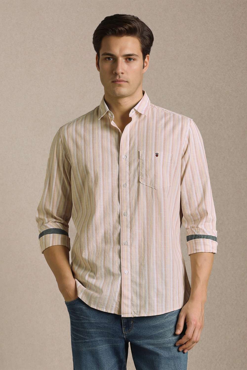 Stripes-Cotton-Slim-Fit-Men-s-Shirt