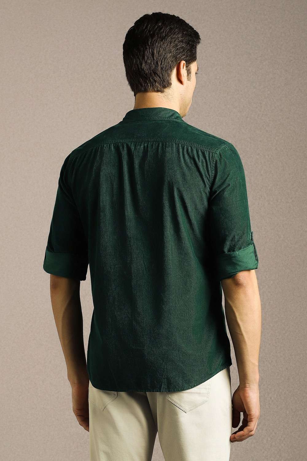 Solid-Cotton-Slim-Fit-Men-s-Shirt