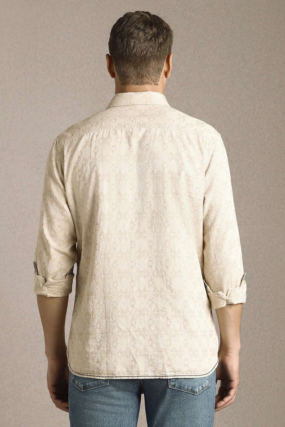 Solid-Cotton-Slim-Fit-Men-s-Shirt