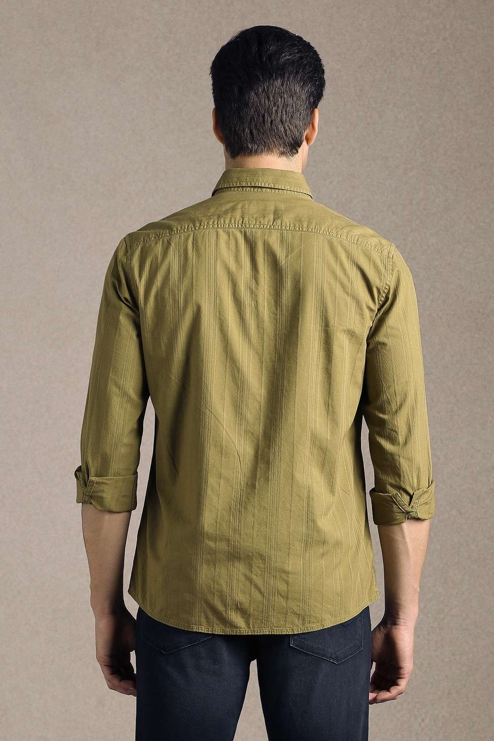Textured-Cotton-Slim-Fit-Men-s-Shirt