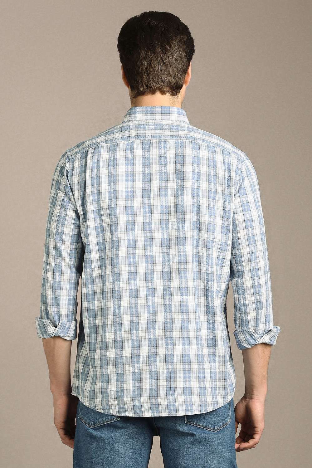 Checks-Cotton-Slim-Fit-Men-s-Shirt