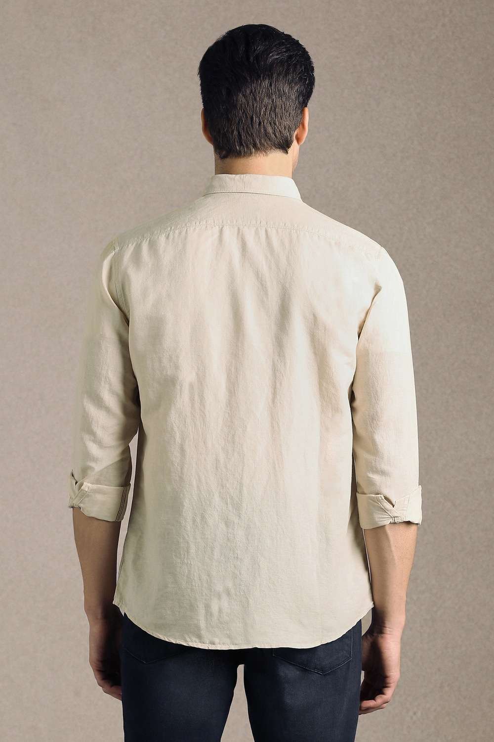 Solid-Cotton-Slim-Fit-Men-s-Shirt
