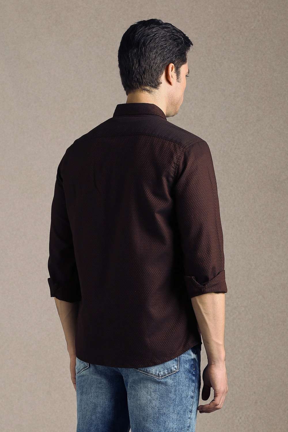 Solid-Cotton-Slim-Fit-Men-s-Shirt