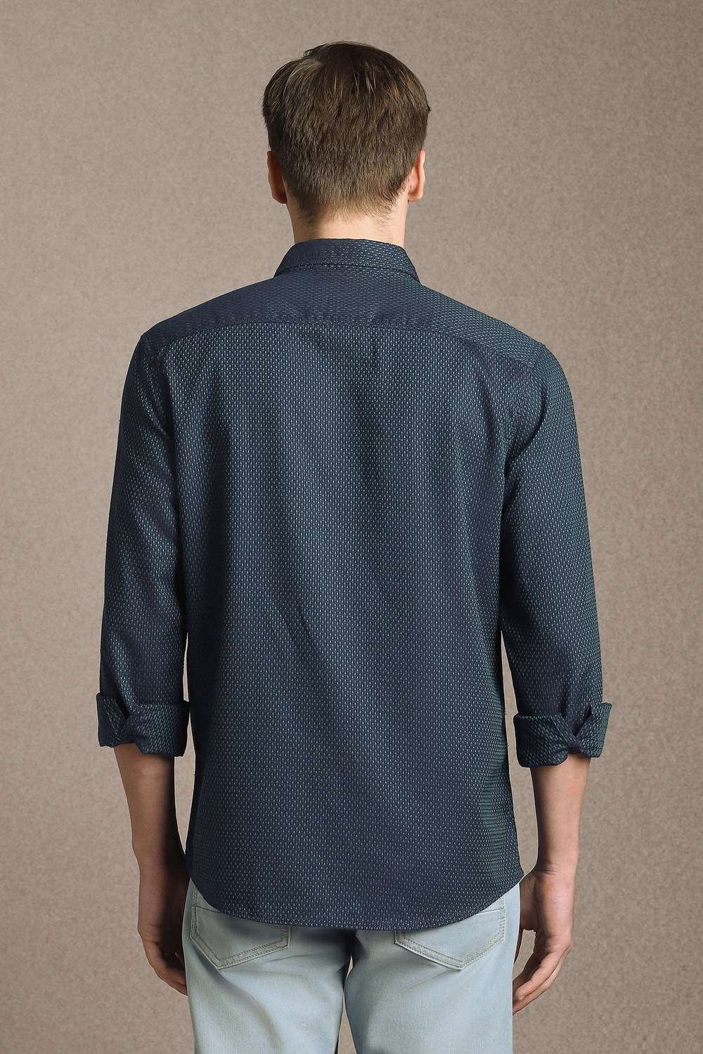 Solid-Cotton-Slim-Fit-Men-s-Shirt