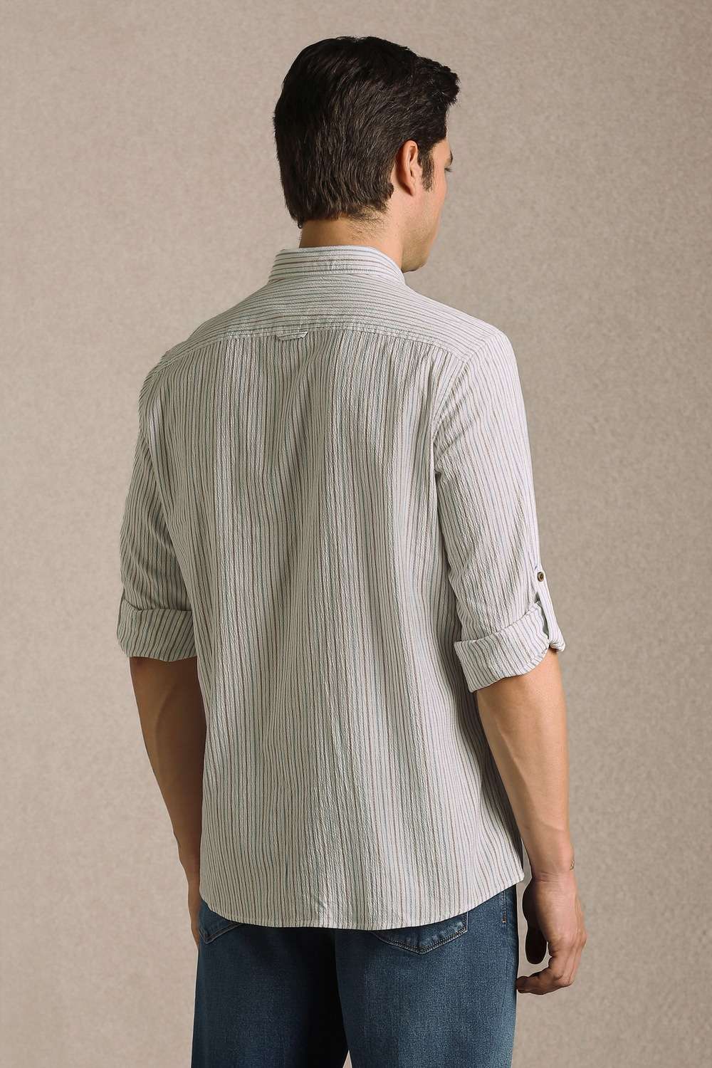 Checks-Cotton-Blend-Slim-Fit-Men-s-Shirt