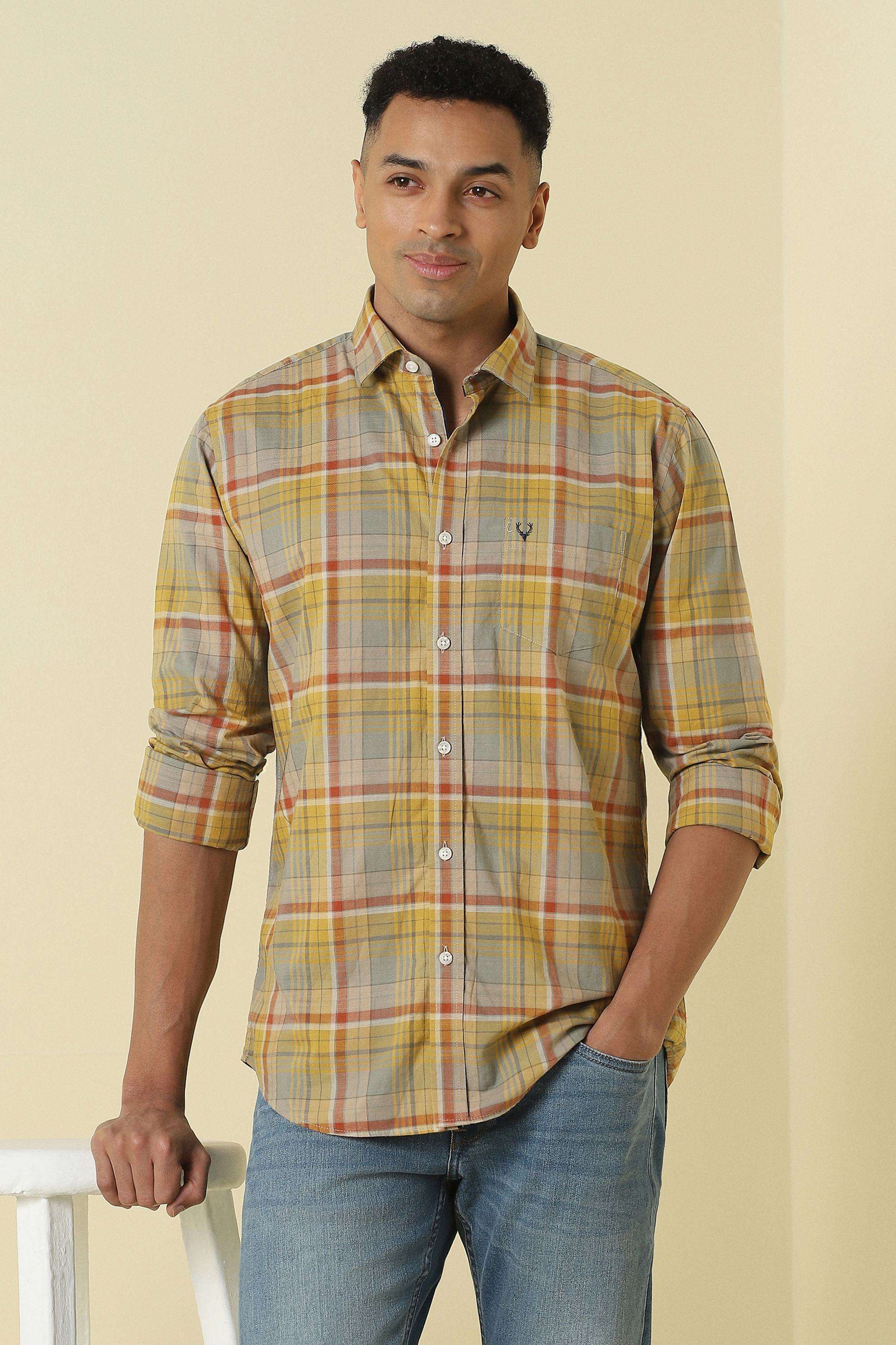 Checks-Cotton-Regular-Fit-Men-s-Shirt
