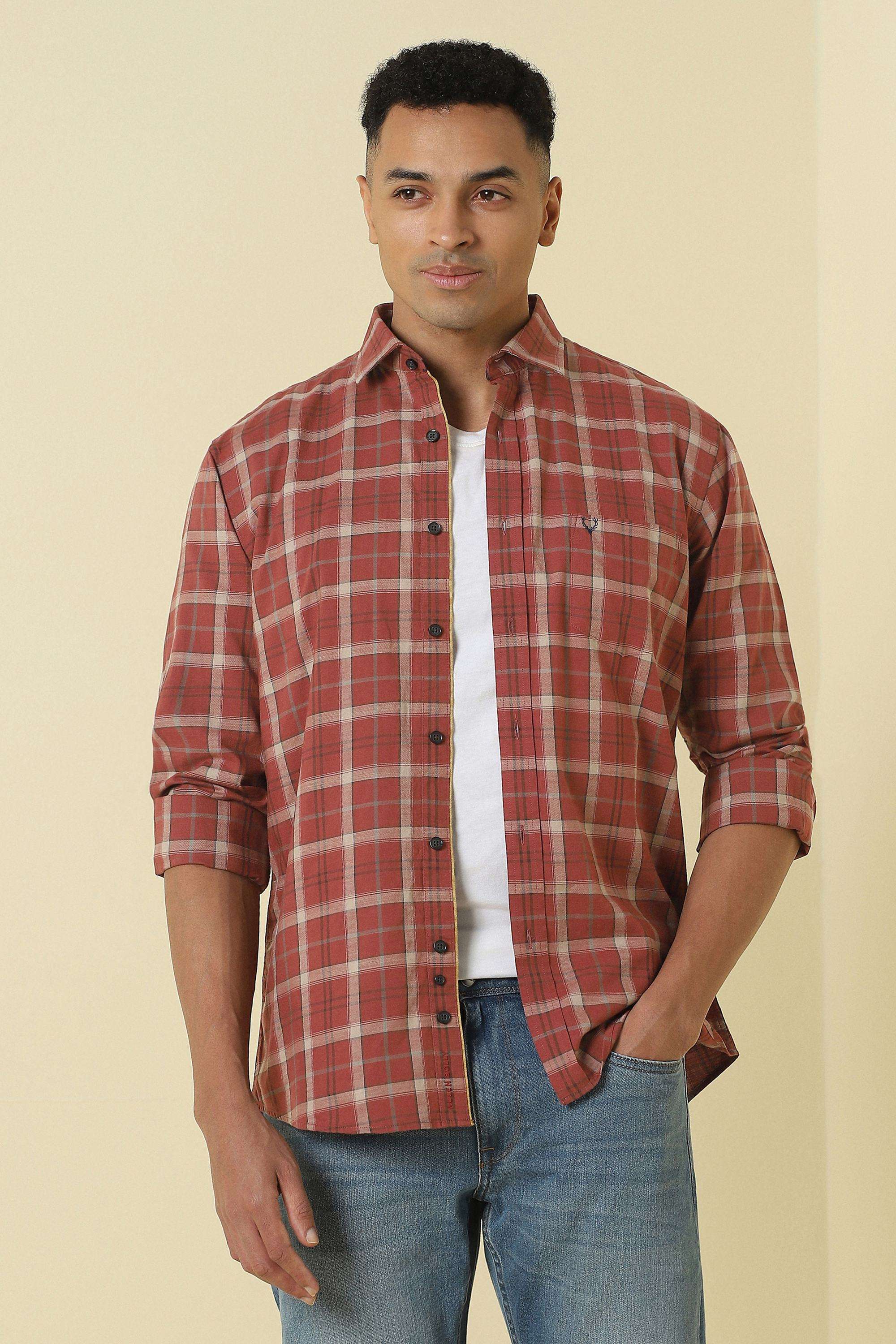 Checks-Cotton-Regular-Fit-Men-s-Shirt