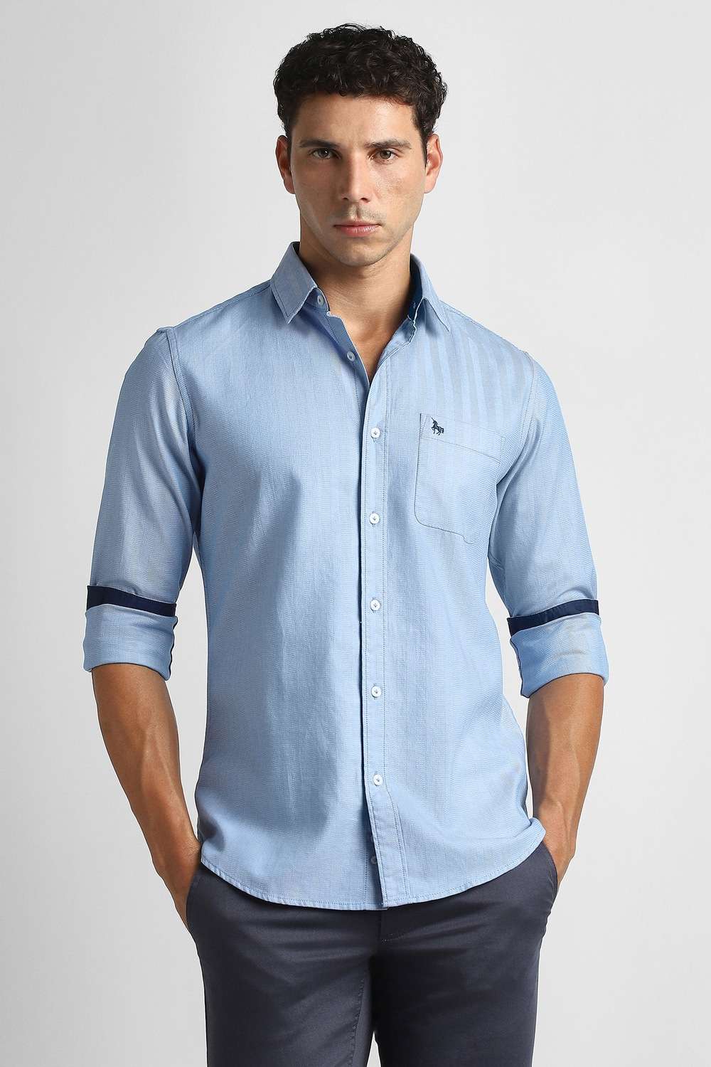Stripes-Cotton-Slim-Fit-Men-s-Casual-Wear-Shirt