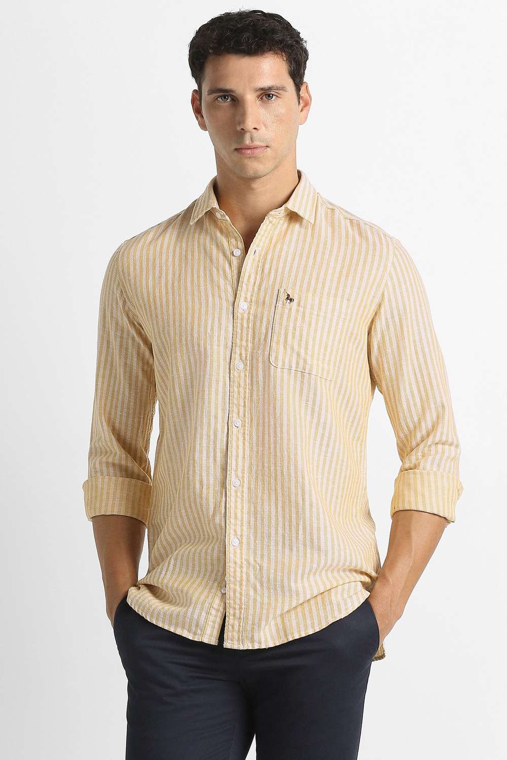 Stripes-Cotton-Linen-Blend-Slim-Fit-Men-s-Shirt