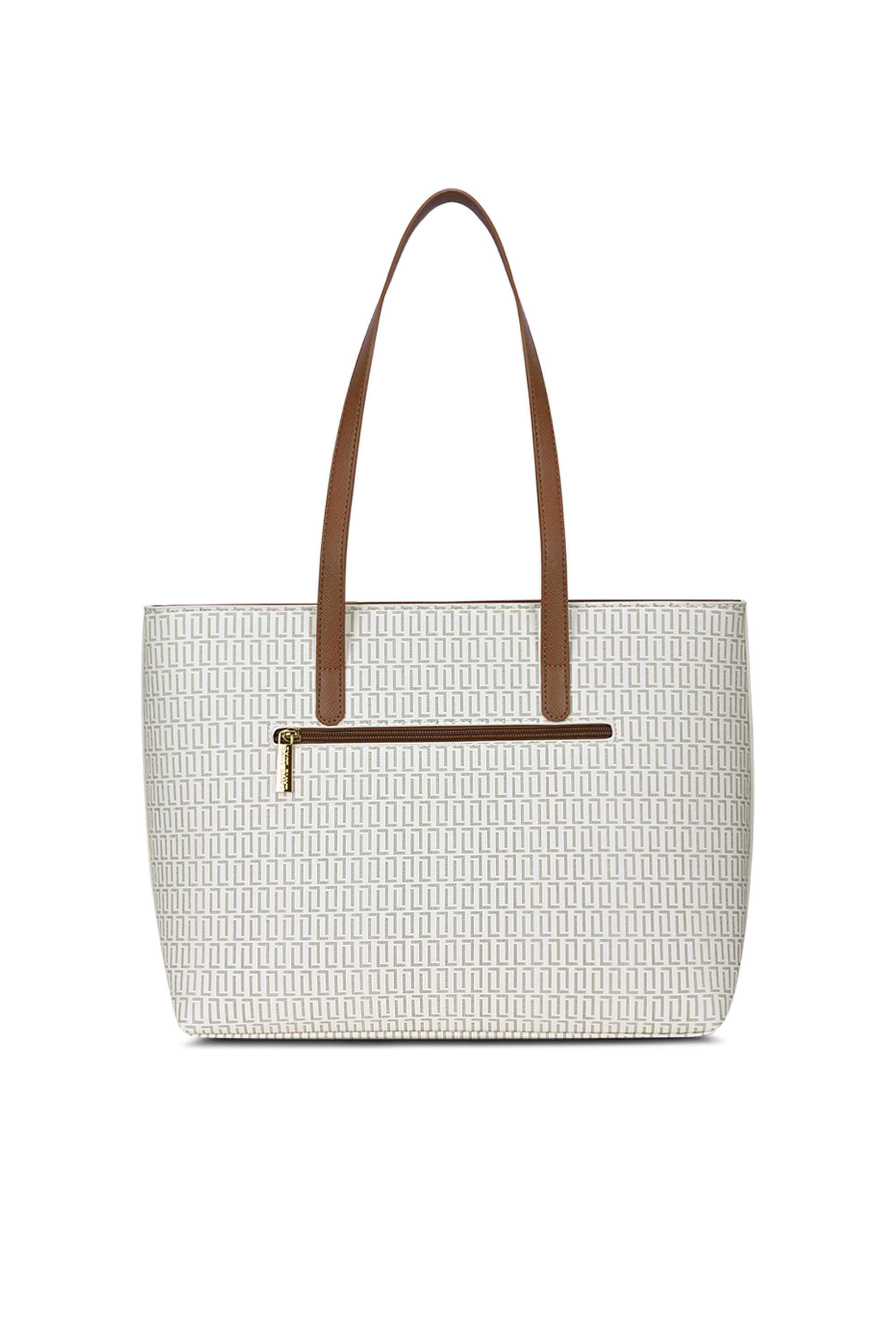 Zipper-Synthetic-Women-Casual-Wear-Tote-Bag