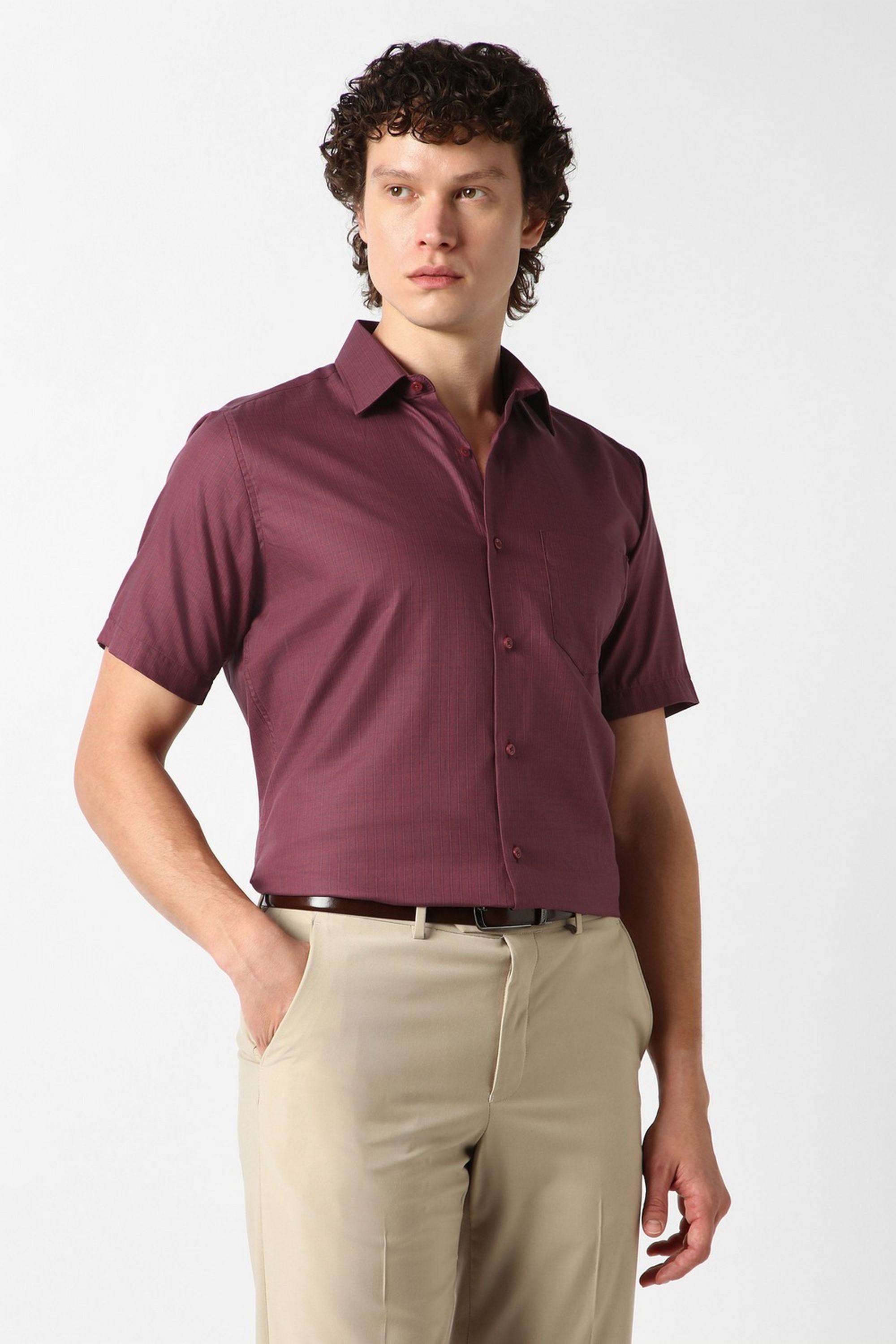 Checks-Cotton-Regular-Fit-Men-s-Formal-Wear-Shirt