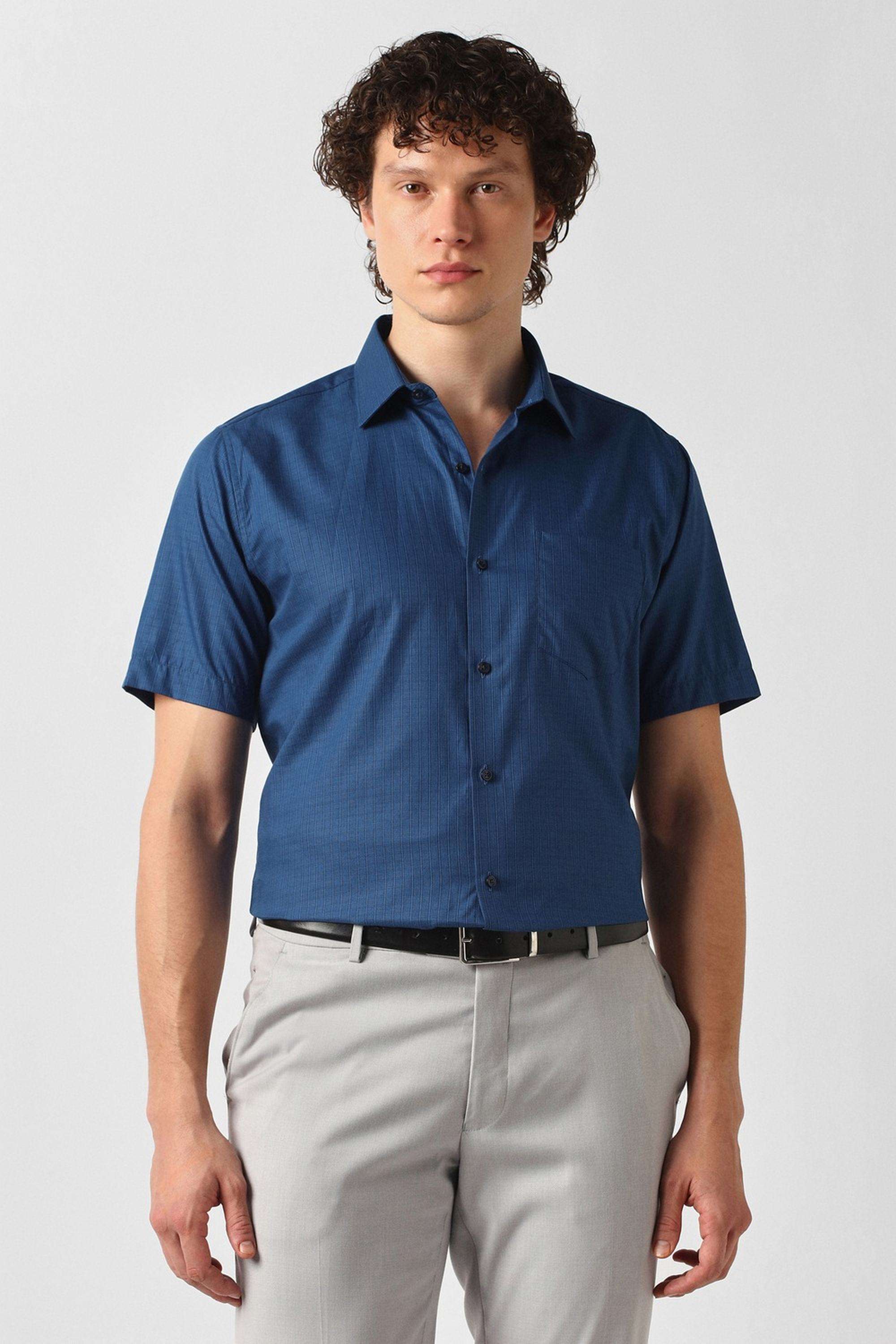 Checks-Cotton-Regular-Fit-Men-s-Formal-Wear-Shirt