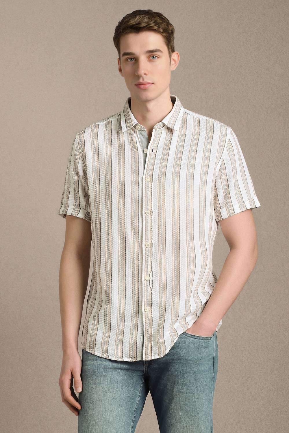 Stripes-Cotton-Linen-Blend-Slim-Fit-Men-s-Shirt