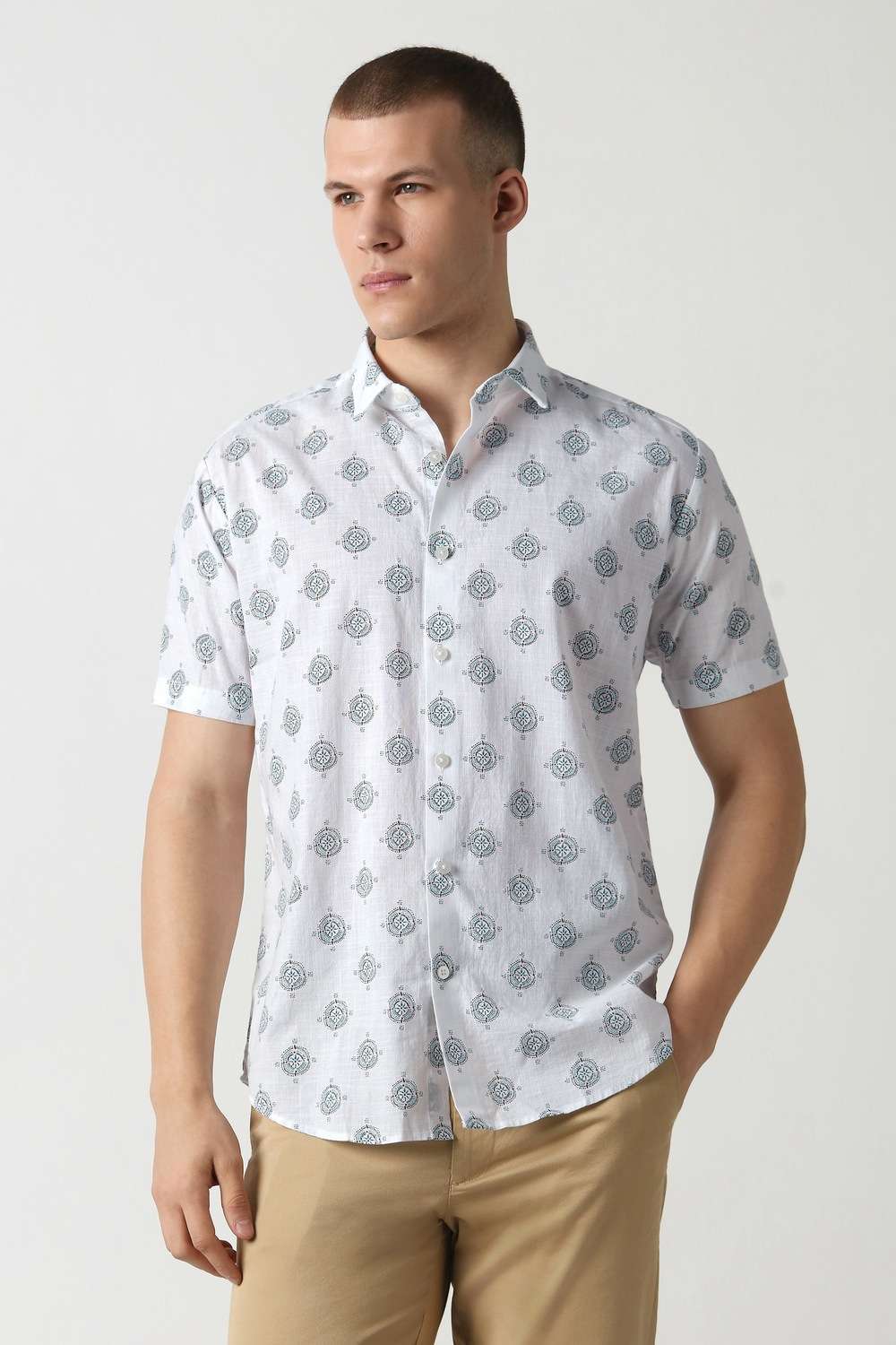 Printed-Cotton-Slim-Fit-Men-s-Party-Wear-Shirt