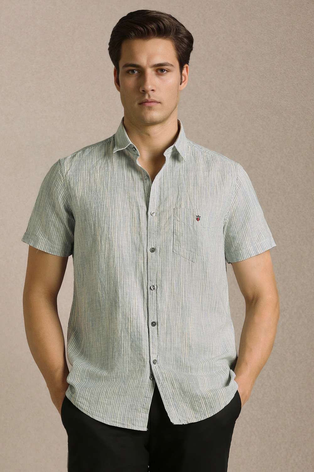 Stripes-Cotton-Blend-Slim-Fit-Men-s-Shirt