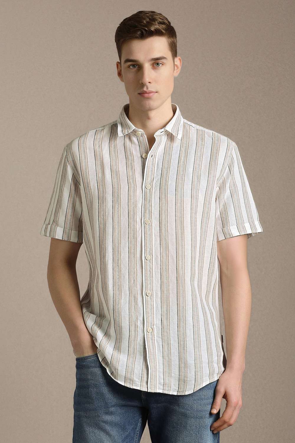 Stripes-Cotton-Linen-Blend-Slim-Fit-Men-s-Shirt