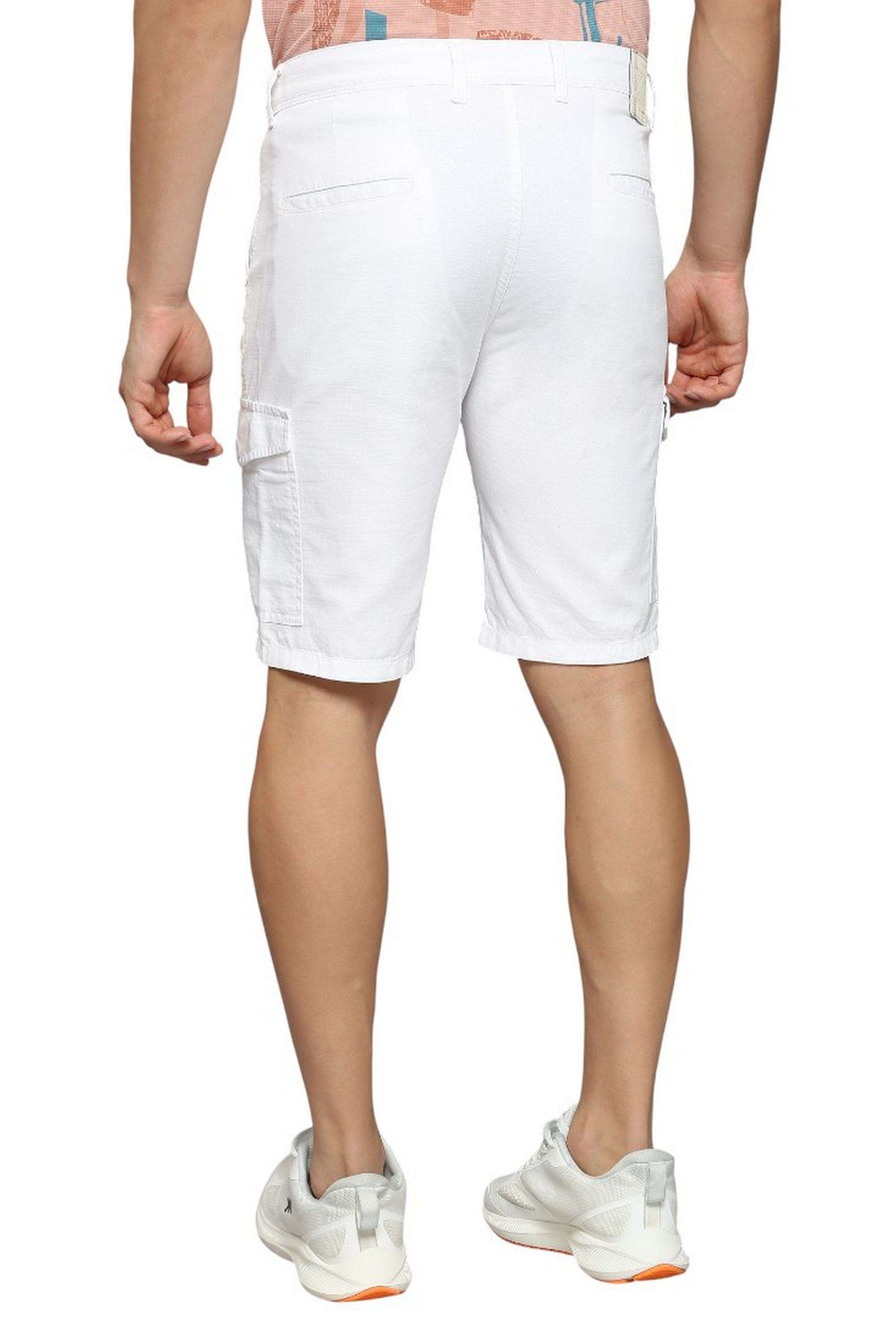 Solid-Cotton-Regular-Fit-Men-s-Shorts
