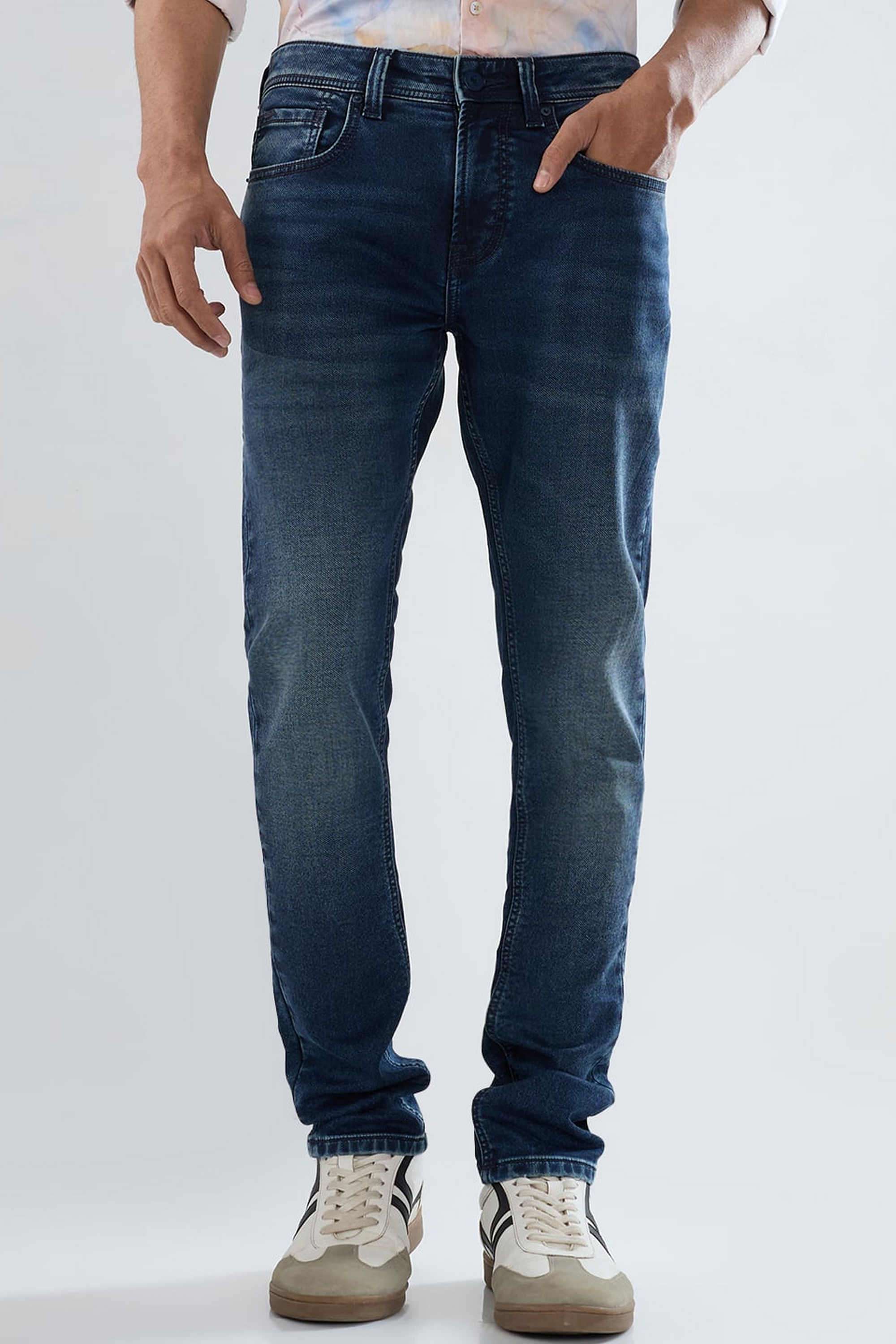 Solid-Cotton-Stretch-Skinny-Fit-Men-s-Jeans