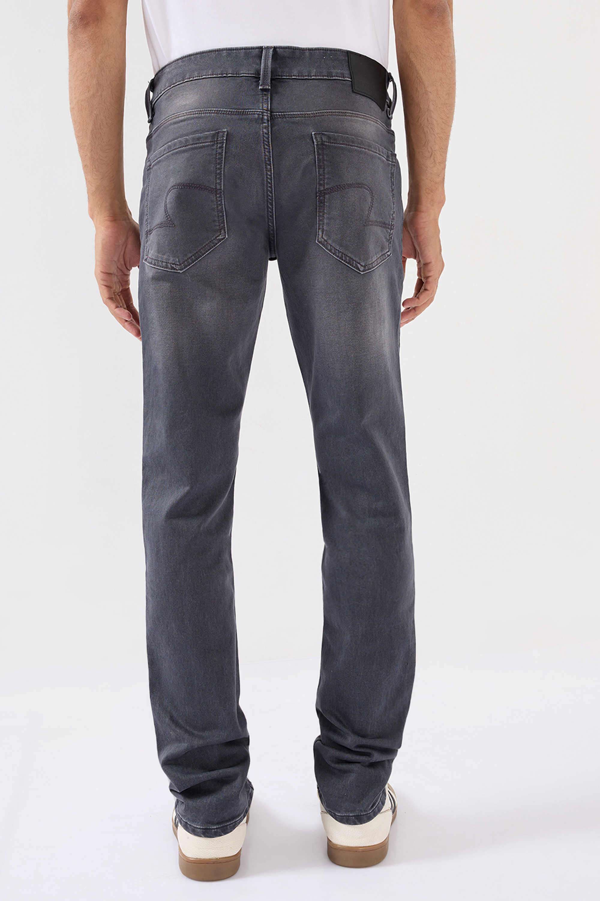 Solid-Cotton-Slim-Fit-Men-s-Jeans