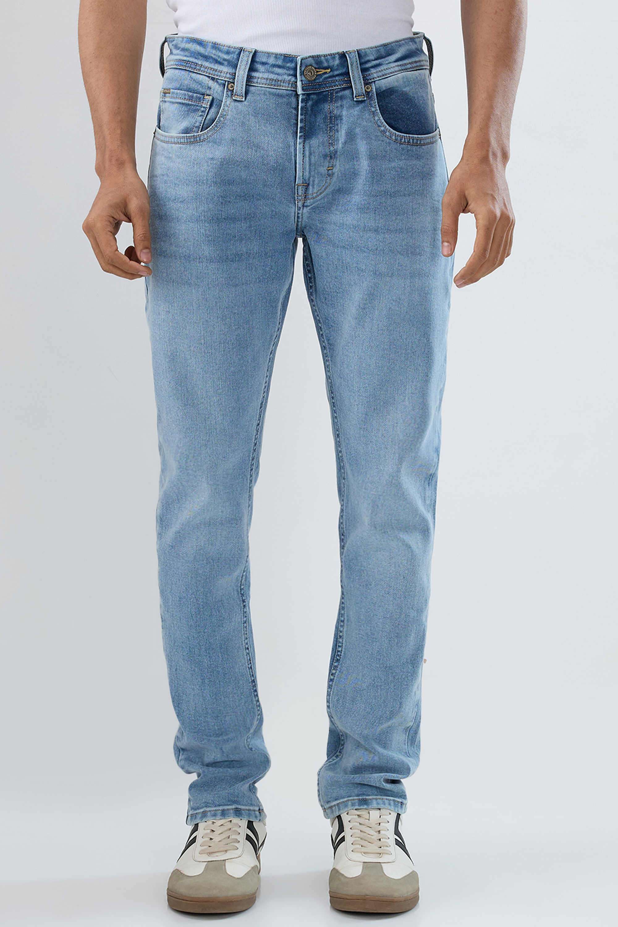 Solid-Cotton-Stretch-Skinny-Fit-Men-s-Jeans