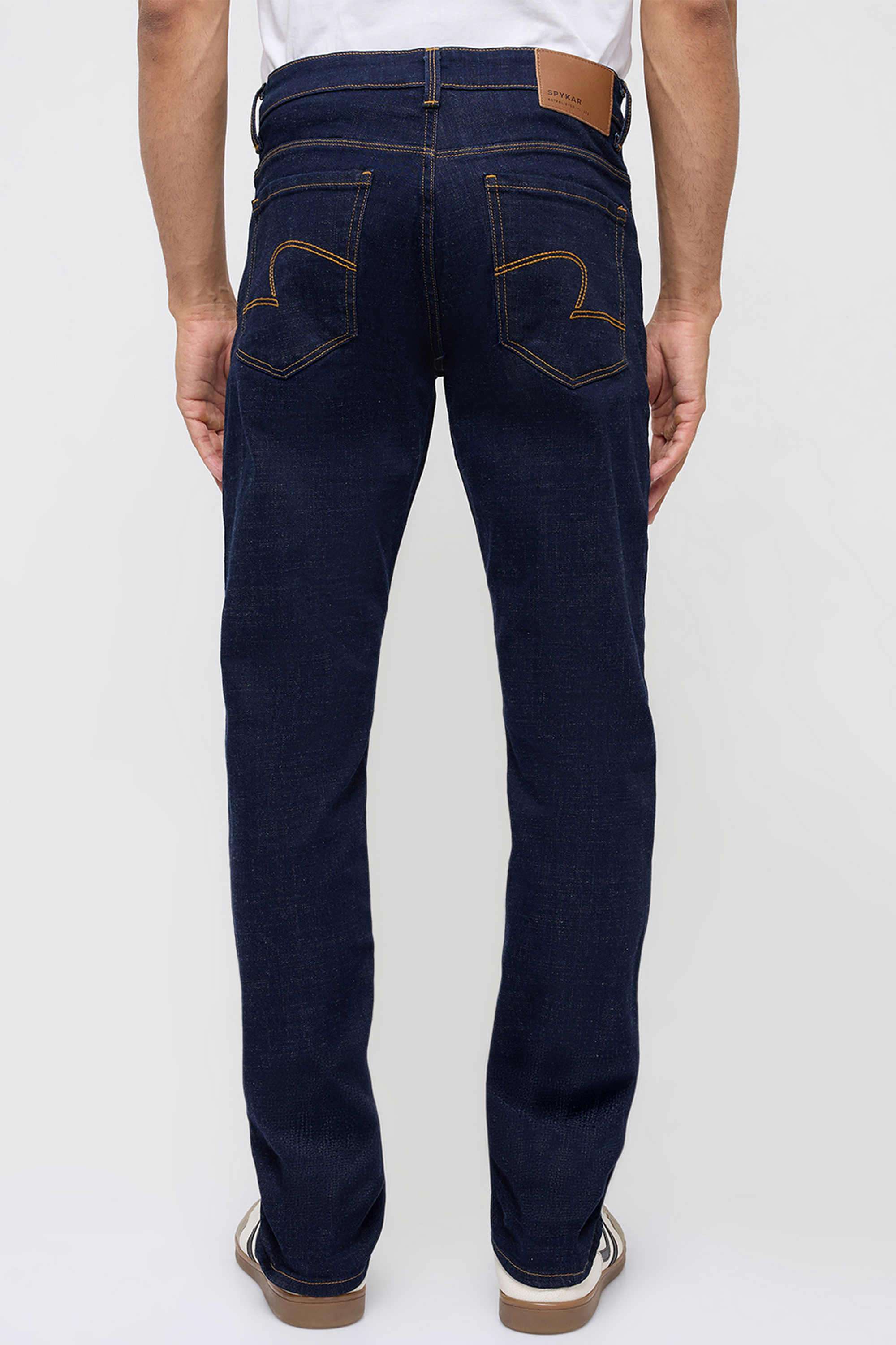 Solid-Cotton-Slim-Fit-Men-s-Jeans