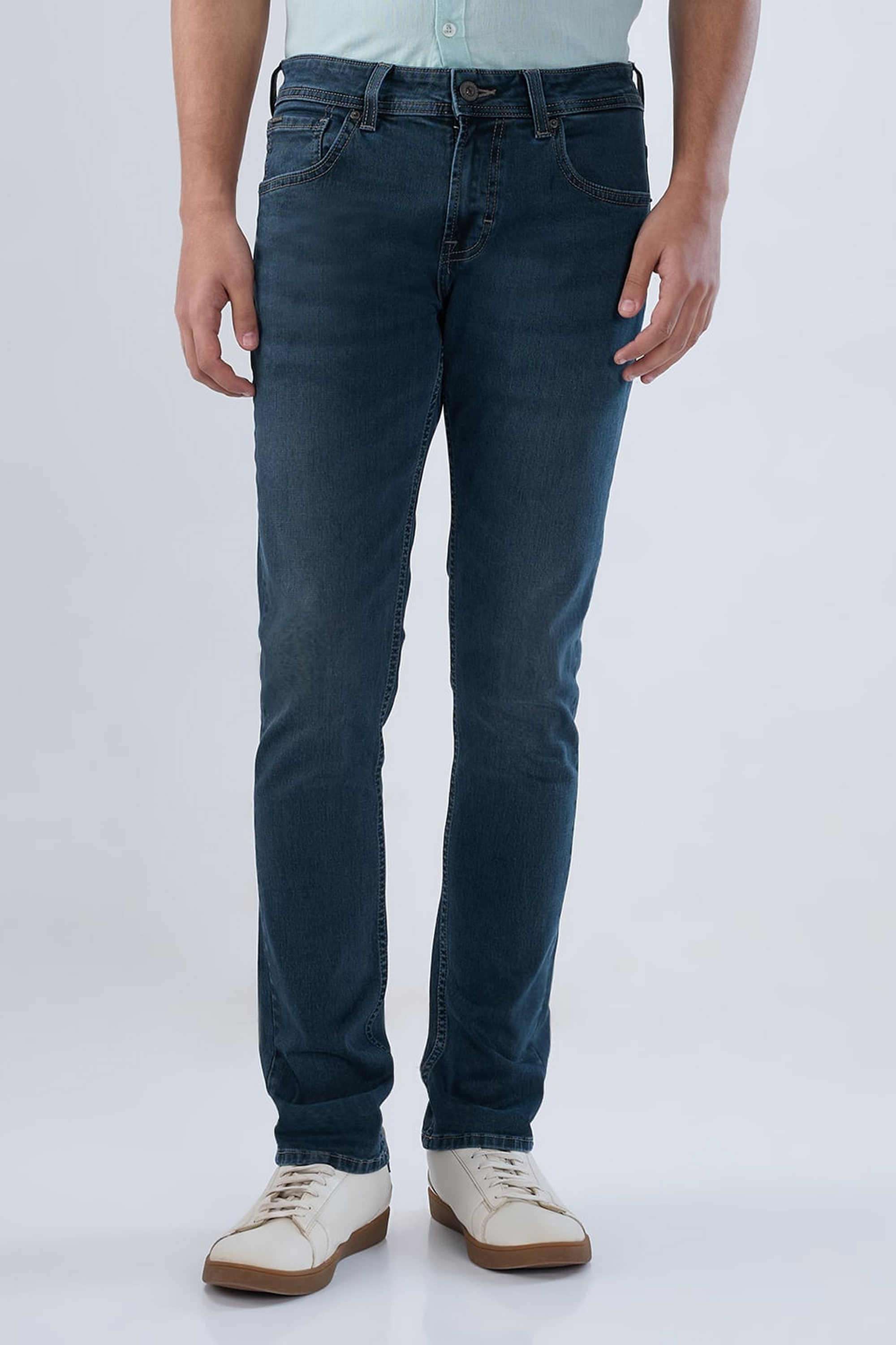 Solid-Cotton-Stretch-Skinny-Fit-Men-s-Jeans