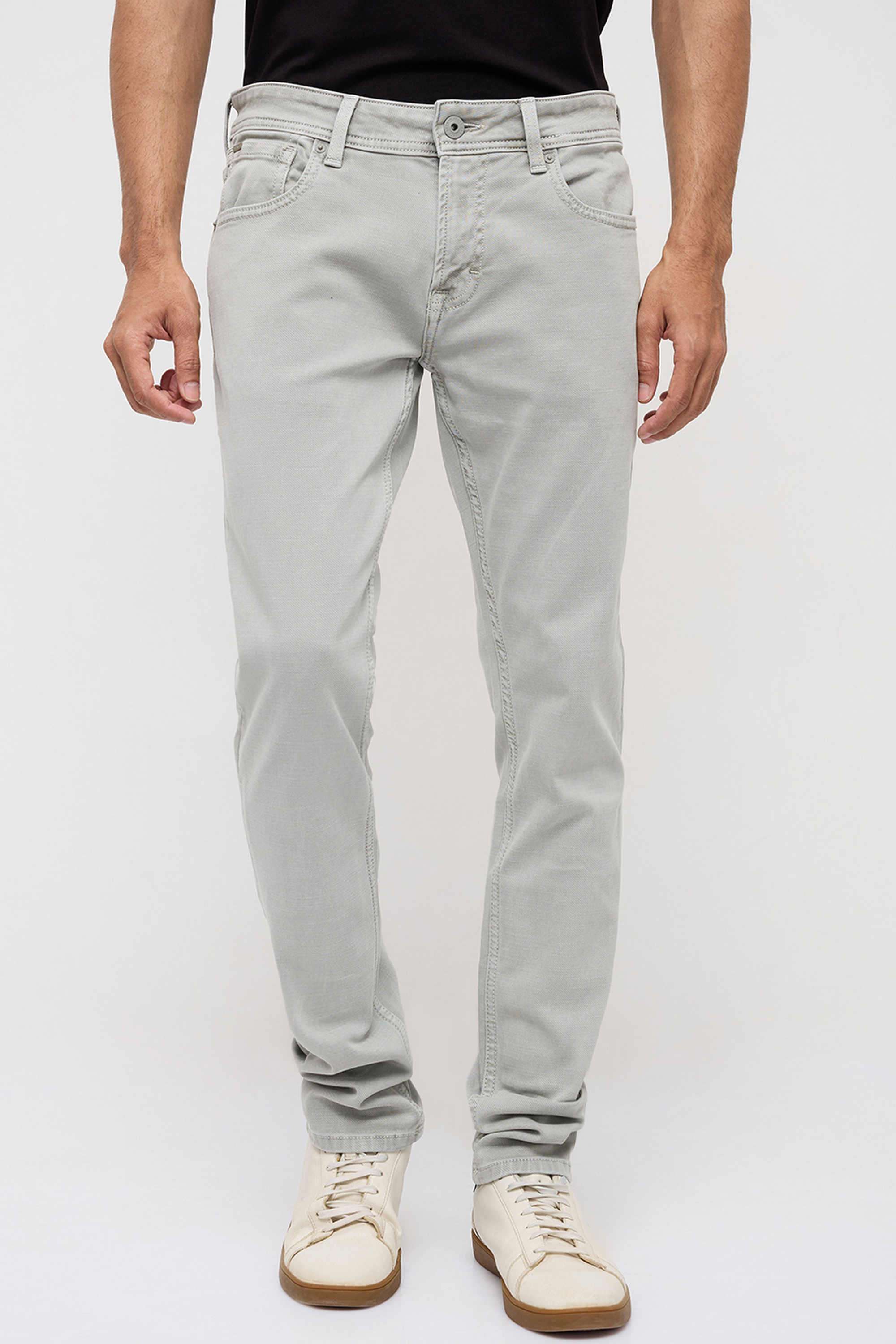 Solid-Cotton-Slim-Fit-Men-s-Jeans