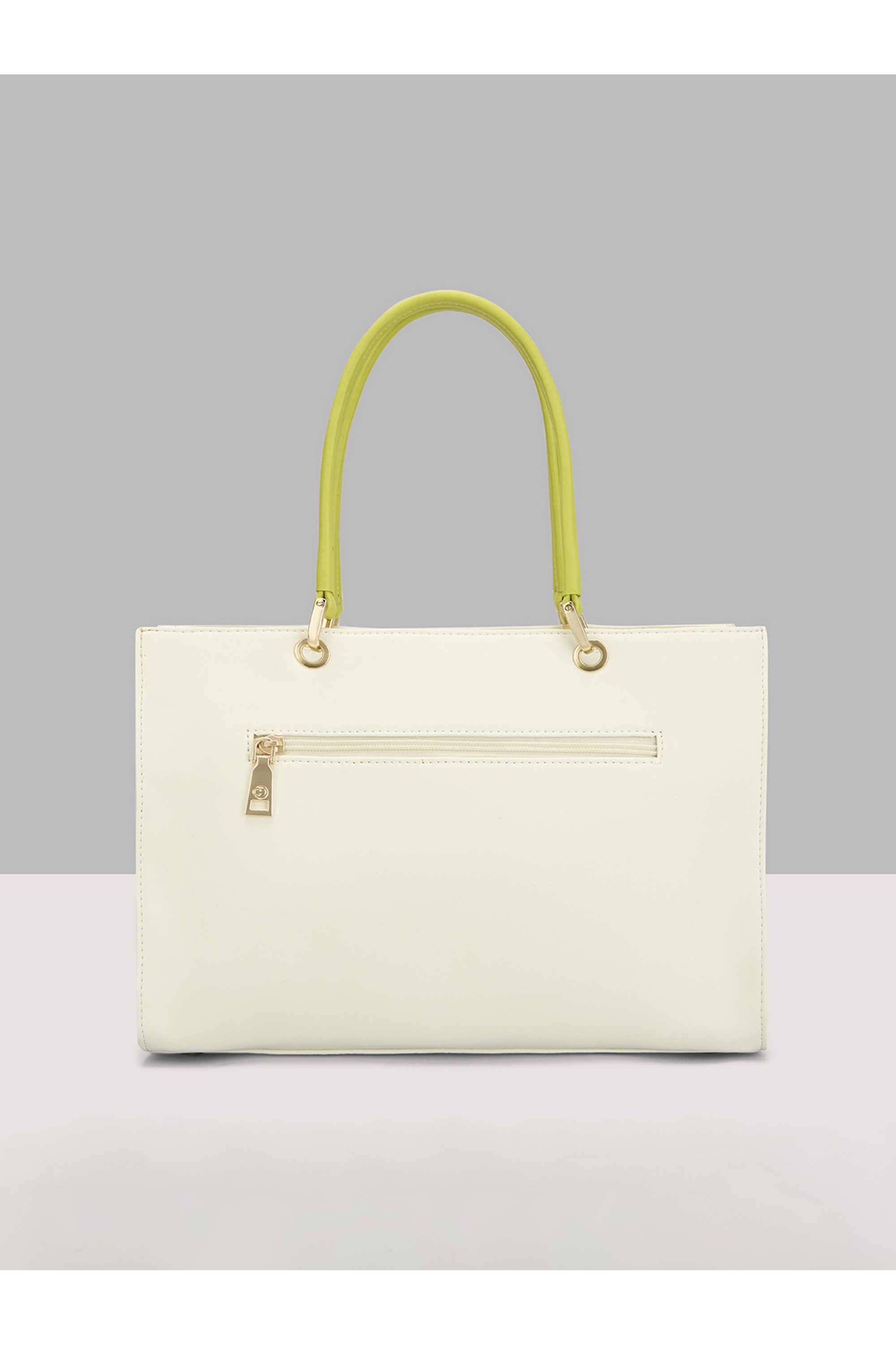 Zipper-Faux-Leather-Women-Everyday-Satchel