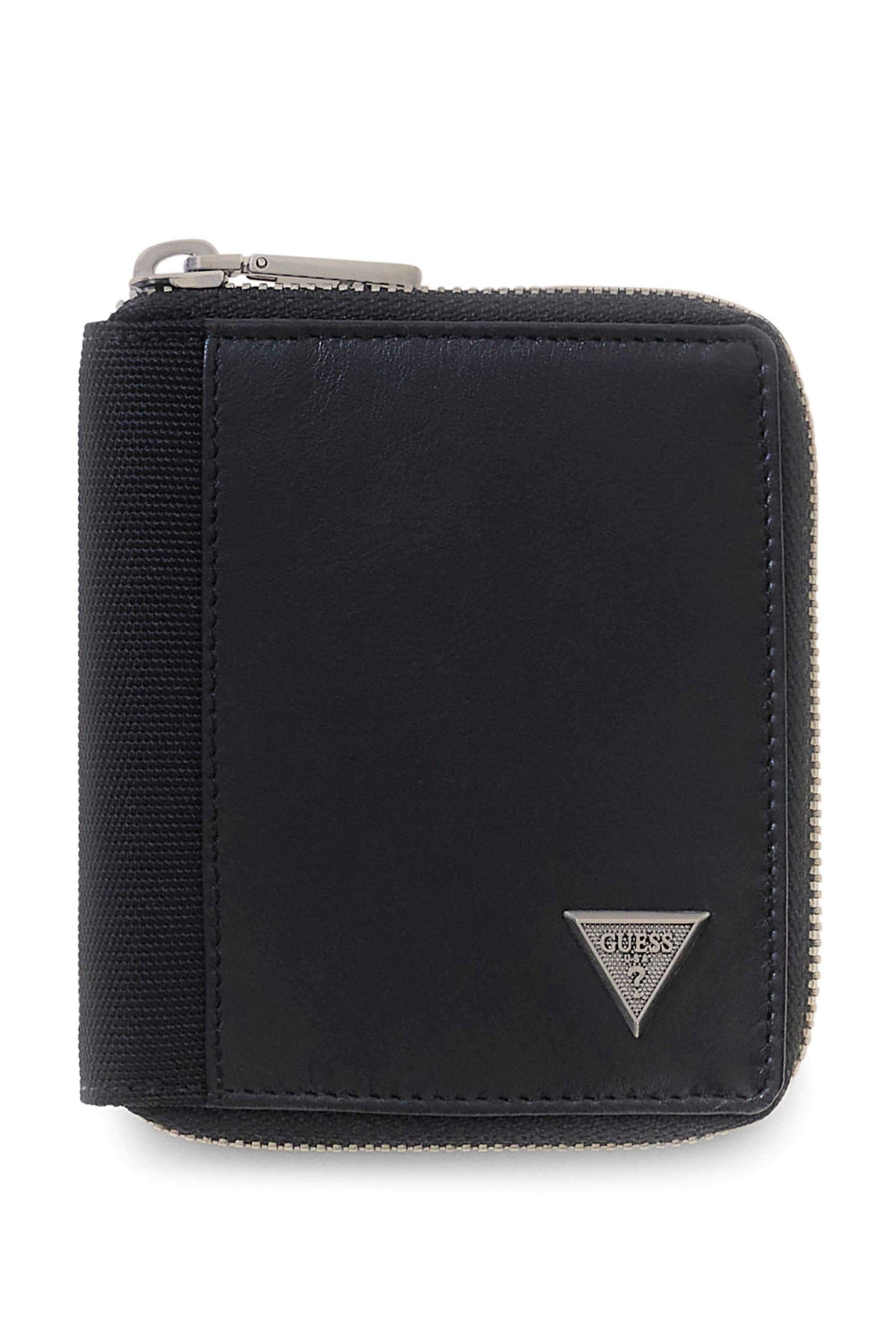 Zipper-Closure-Leather-Men-Casual-Wear-Wallet