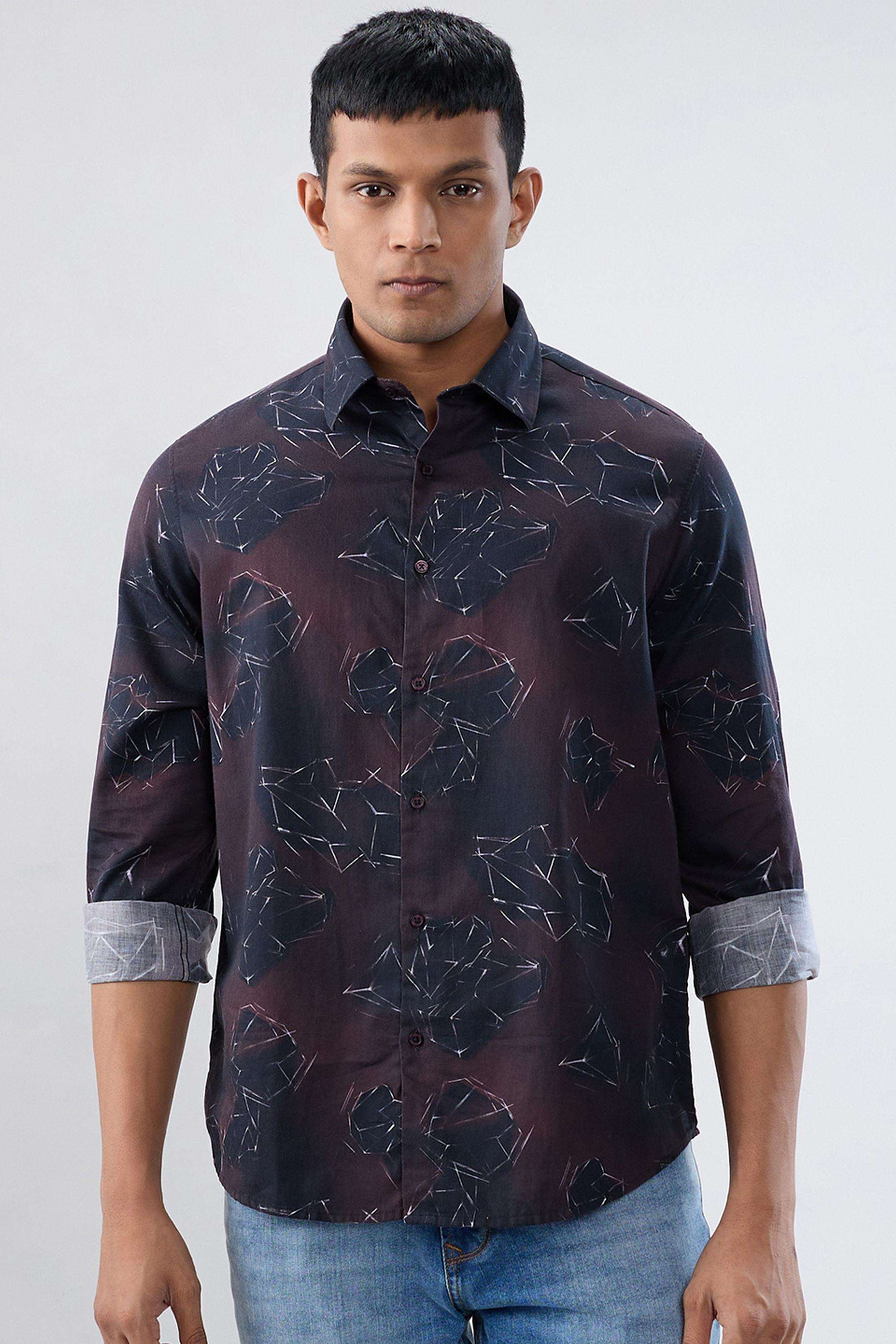 Solid-Cotton-Slim-Fit-Men-s-Shirt