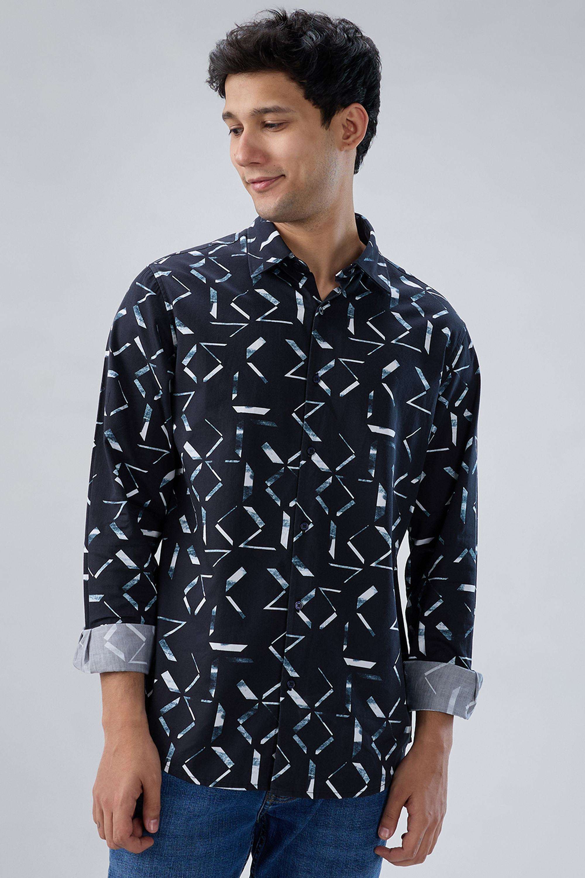 Solid-Cotton-Slim-Fit-Men-s-Shirt
