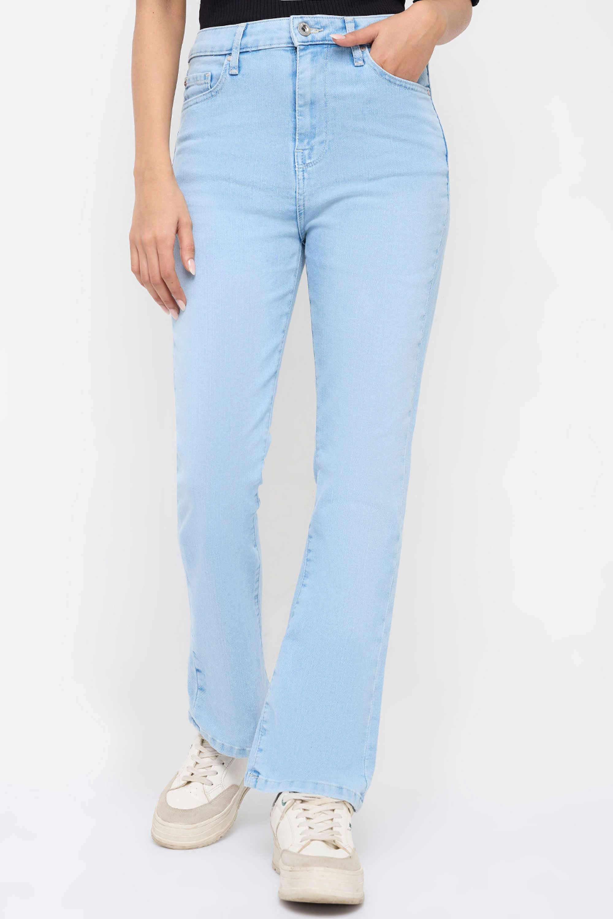 High-Rise-Cotton-Bootcut-Fit-Women-Jeans
