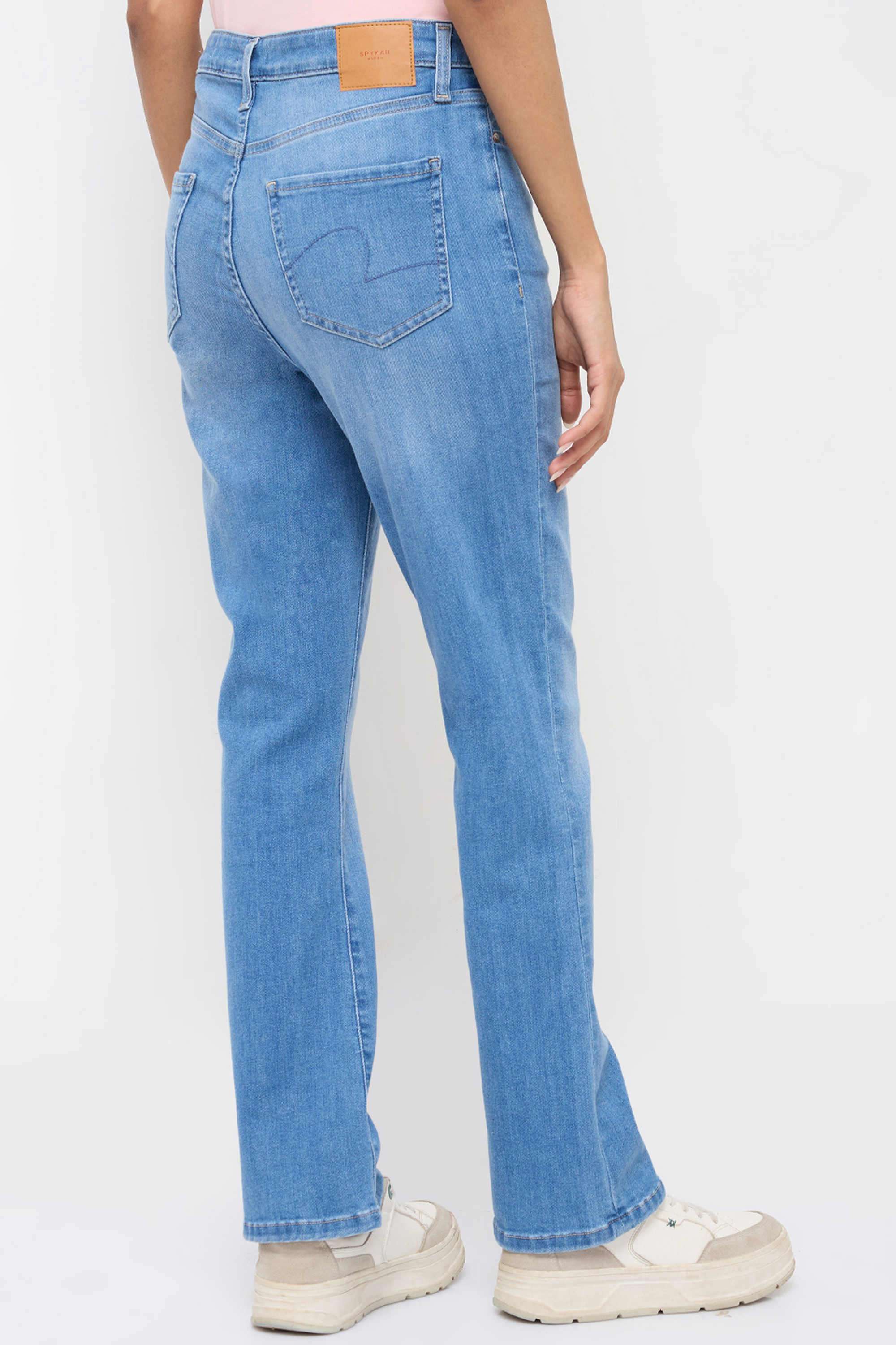 High-Rise-Cotton-Bootcut-Fit-Women-s-Jeans