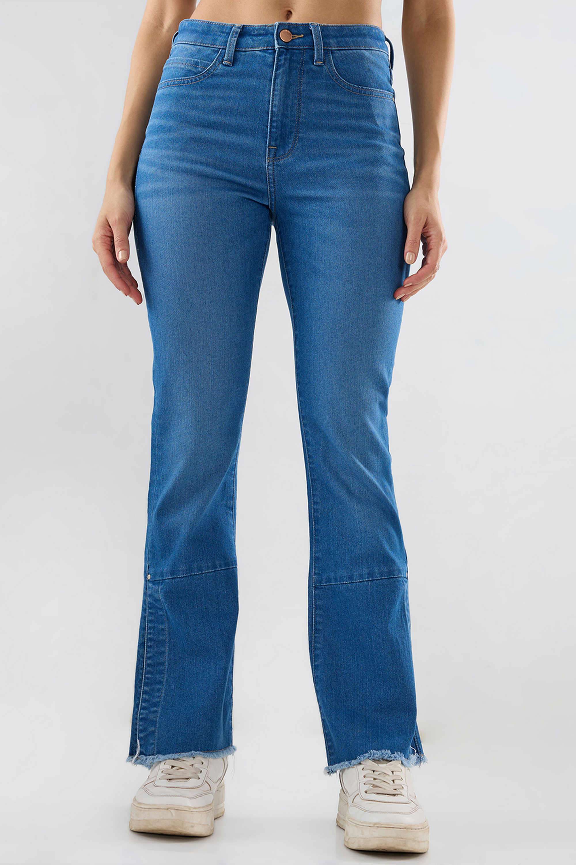 High-Rise-Cotton-Bootcut-Fit-Women-s-Jeans