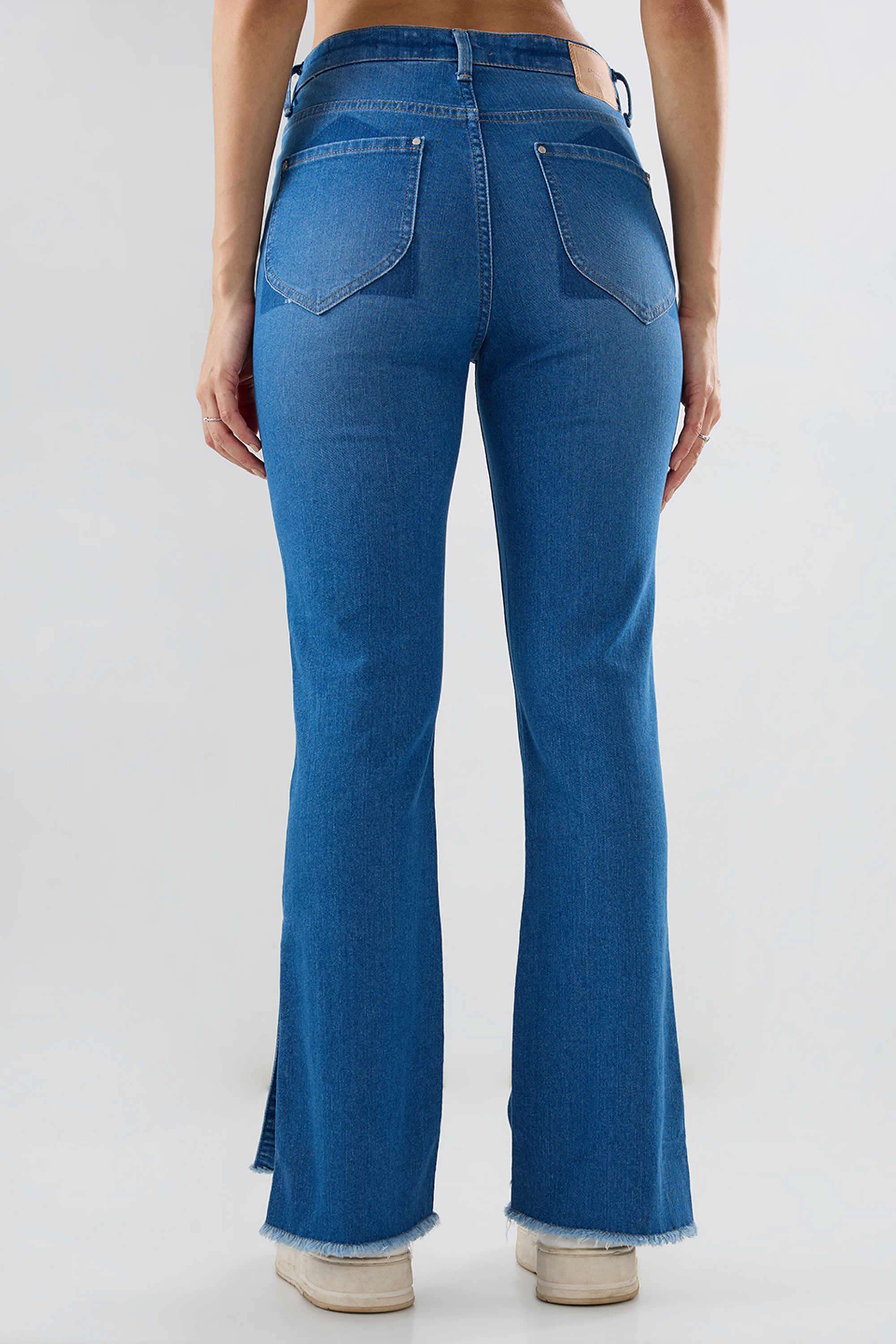 High-Rise-Cotton-Bootcut-Fit-Women-s-Jeans