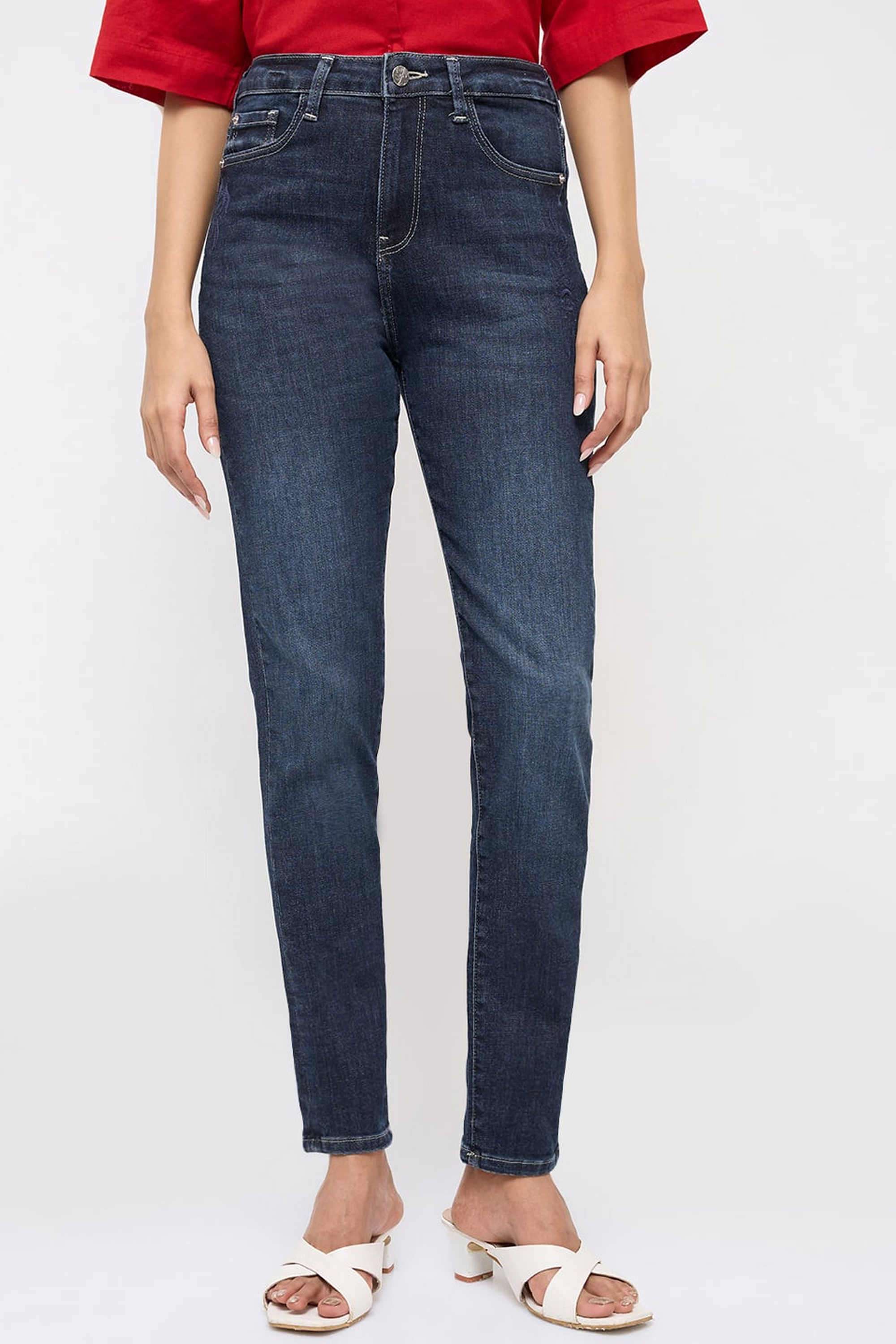High-Rise-Cotton-Skinny-Fit-Women-s-Jeans