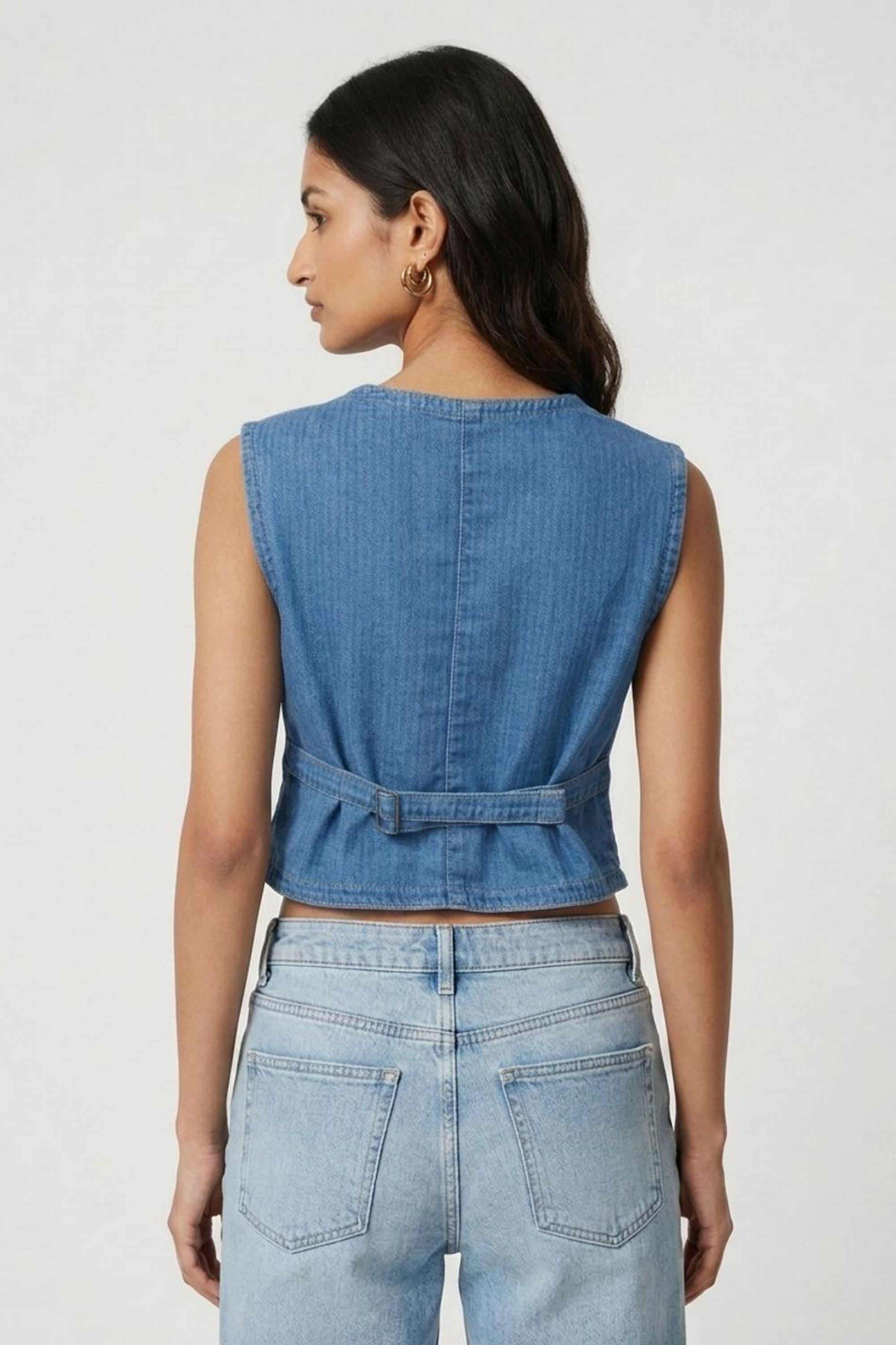 Solid-V-Neck-Cotton-Women-s-Casual-Wear-Jacket