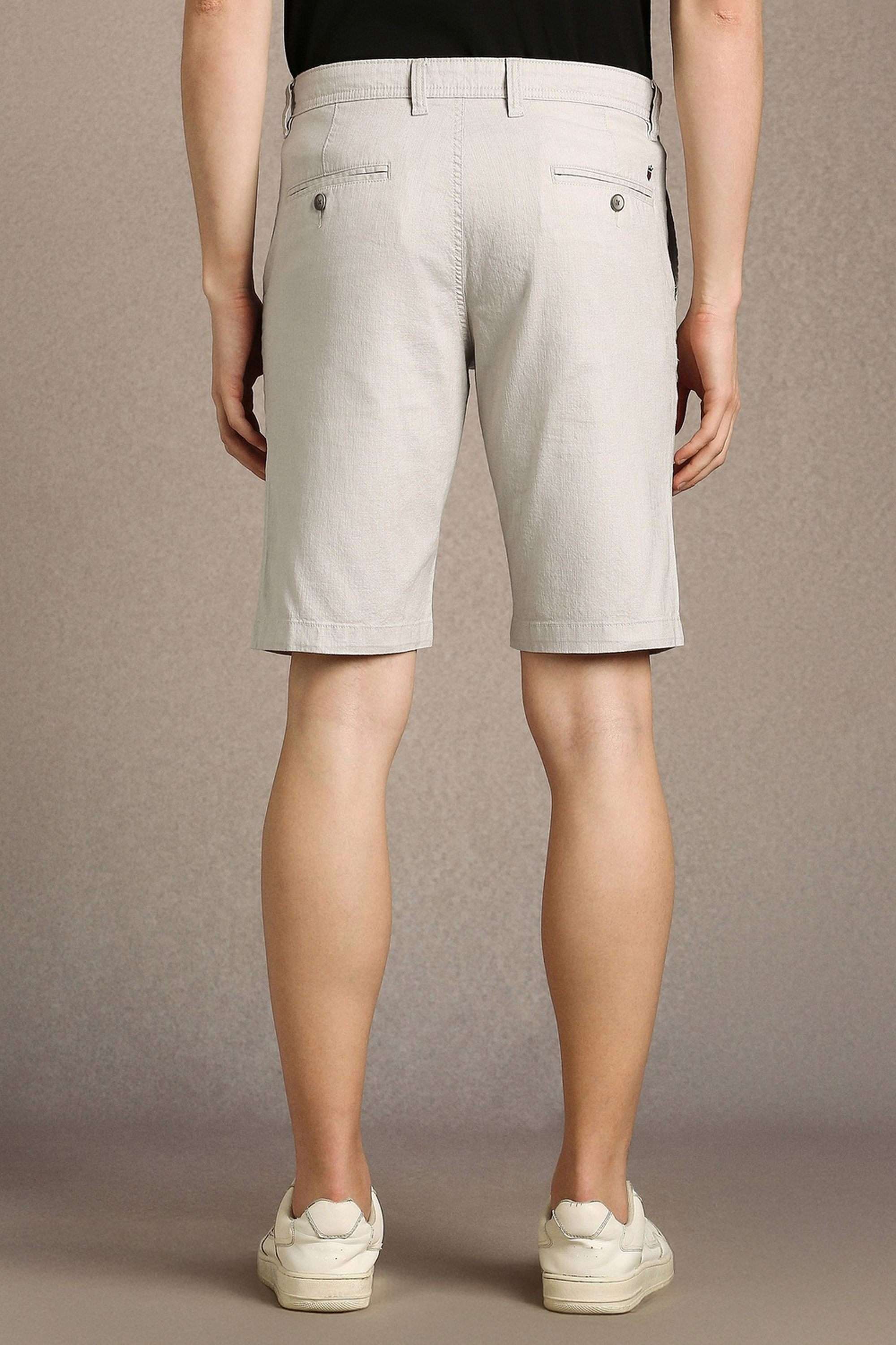 Solid-Cotton-Blend-Slim-Fit-Men-s-Shorts