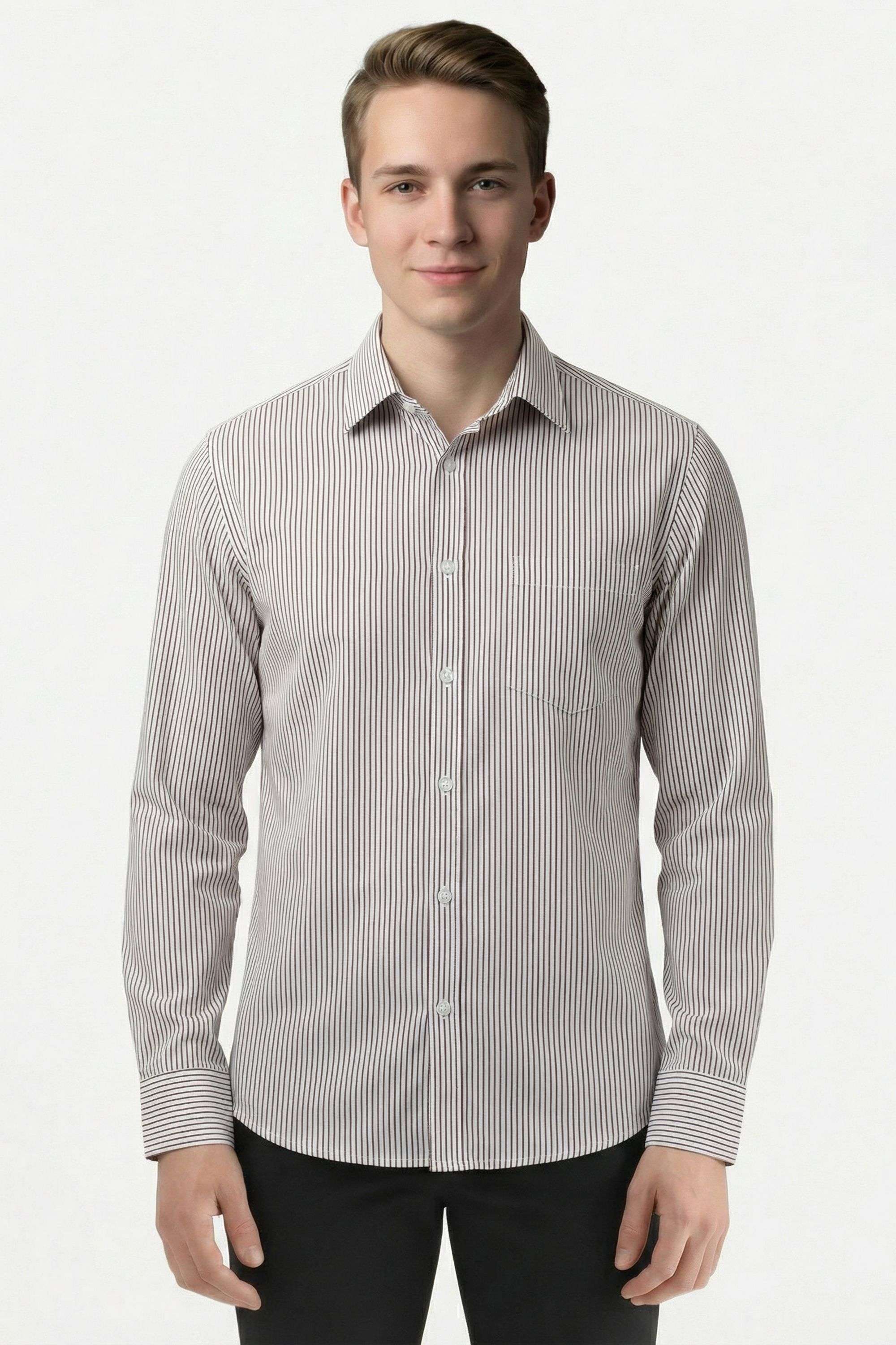 Stripes-Cotton-Regular-Fit-Men-s-Casual-Wear-Shirt