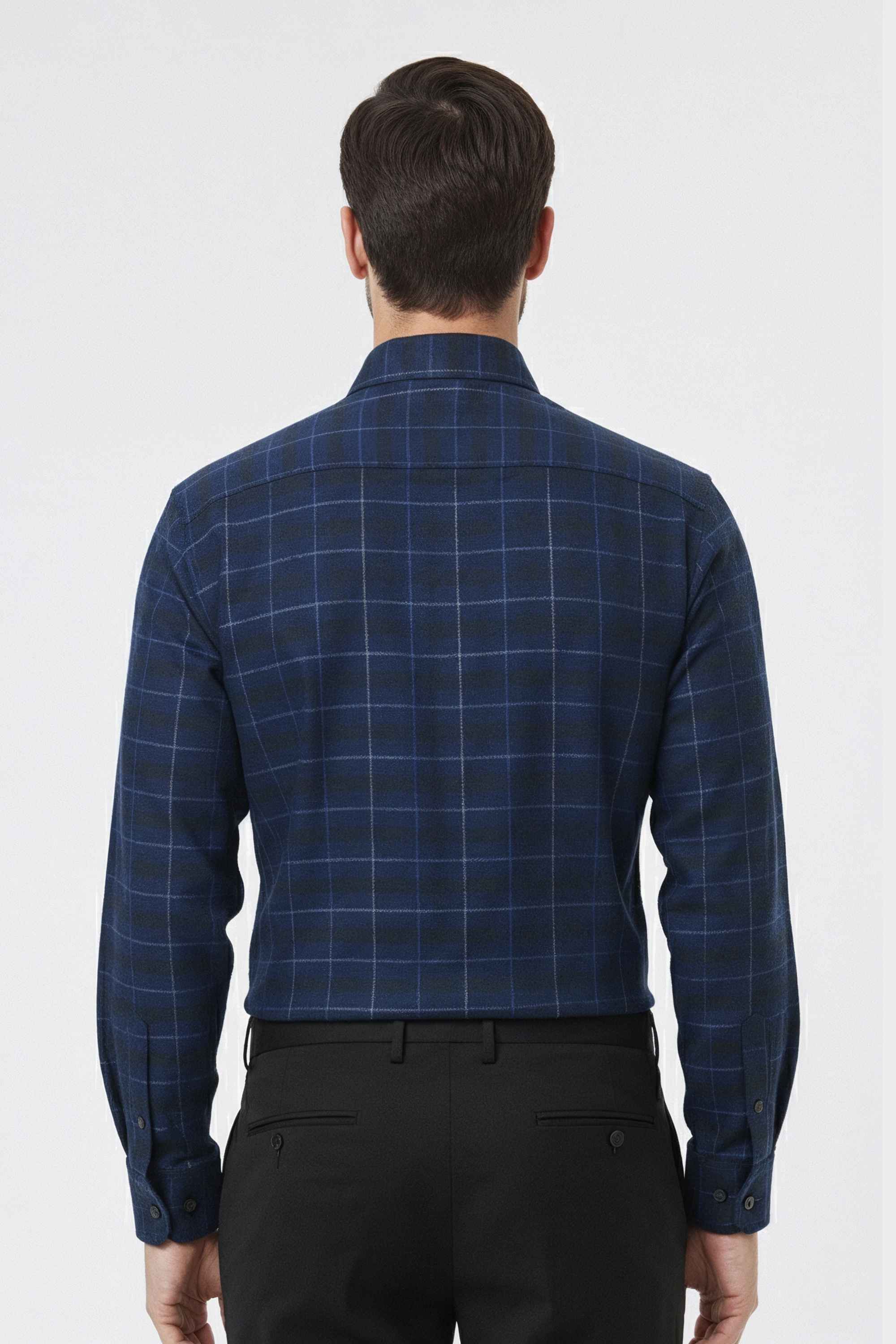 Textured-Cotton-Regular-Fit-Men-Casual-Wear-Shirt